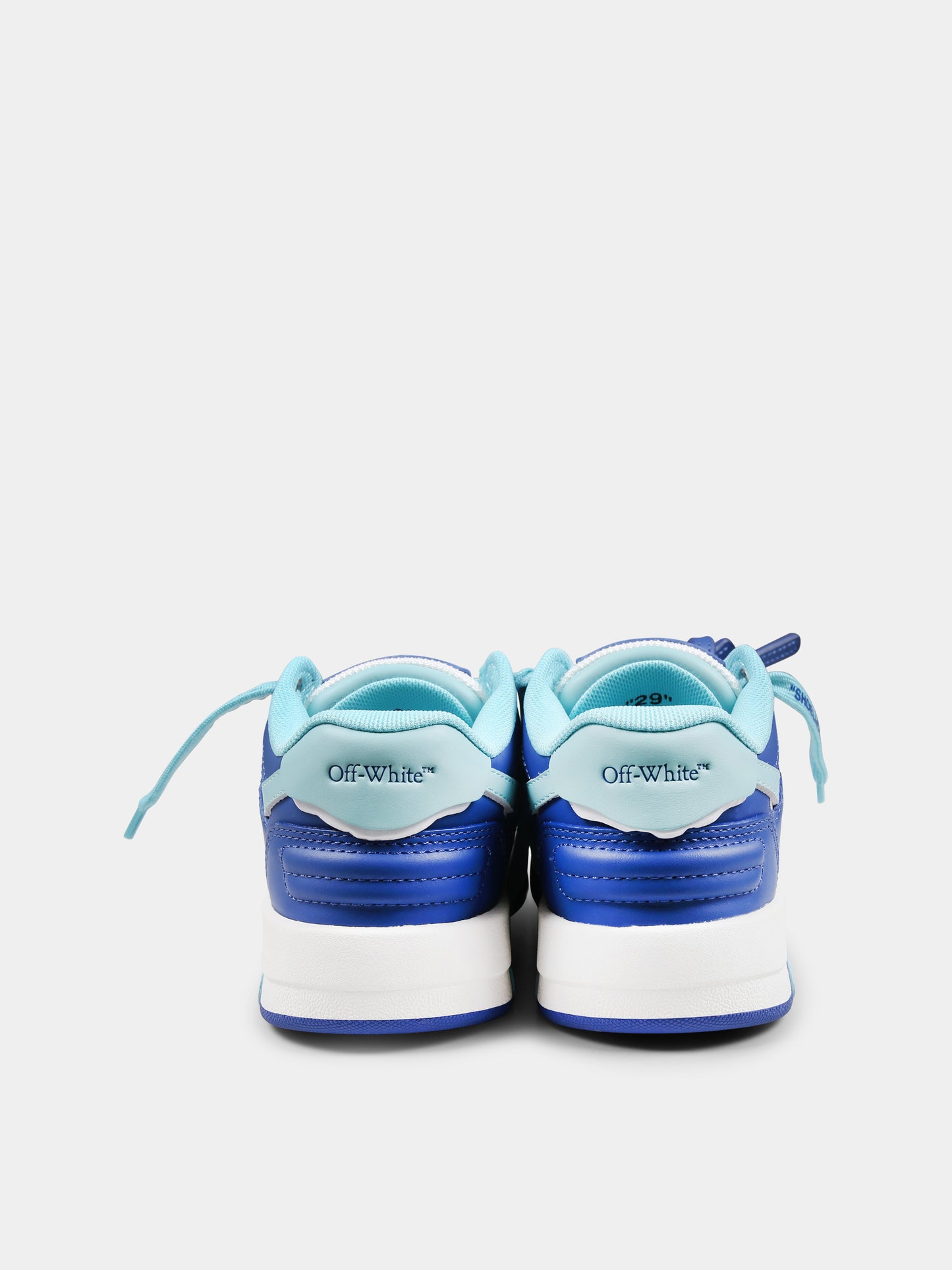Blue sneakers for boy with arrow