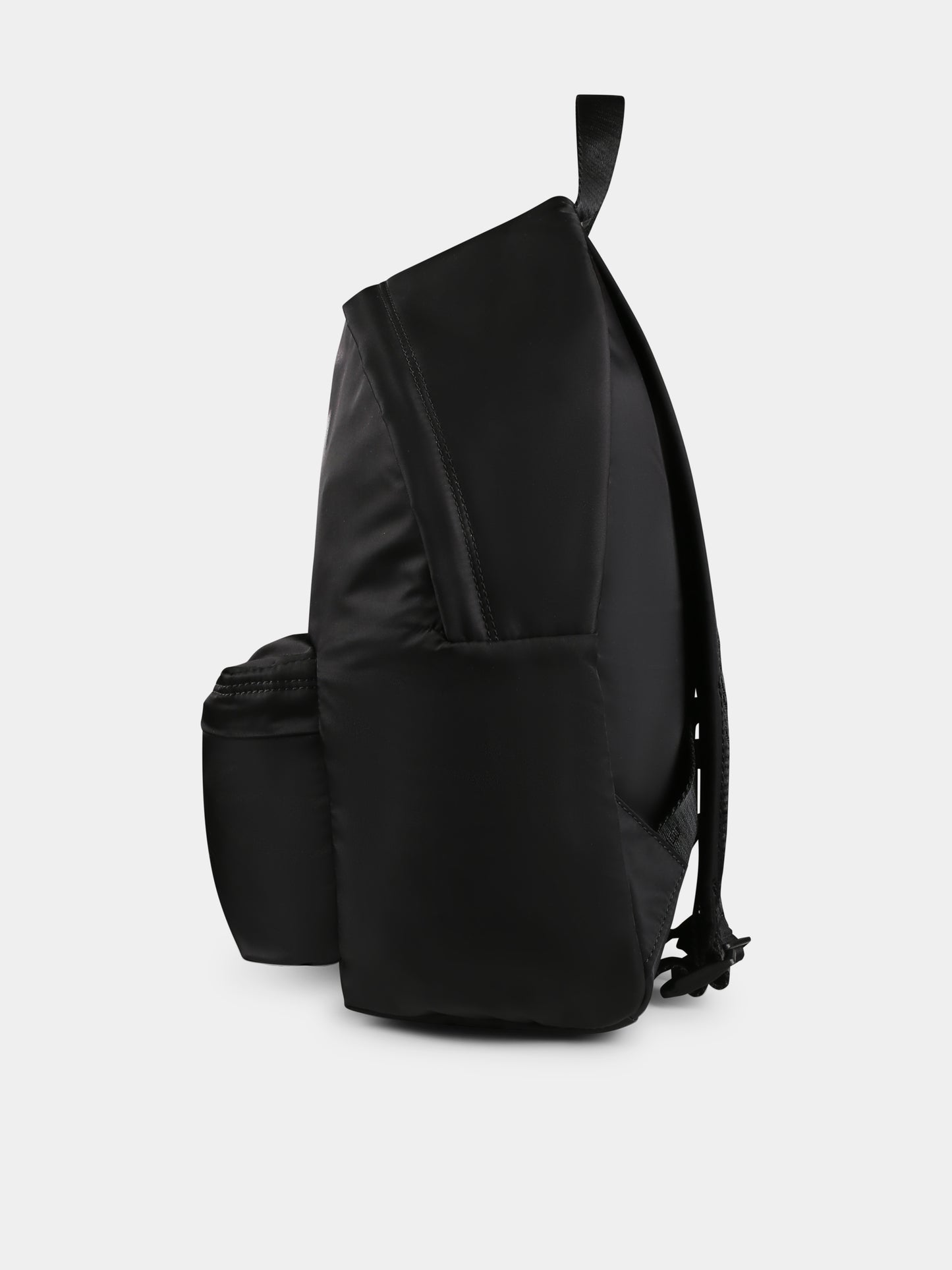 Black backpack for boy with arrows