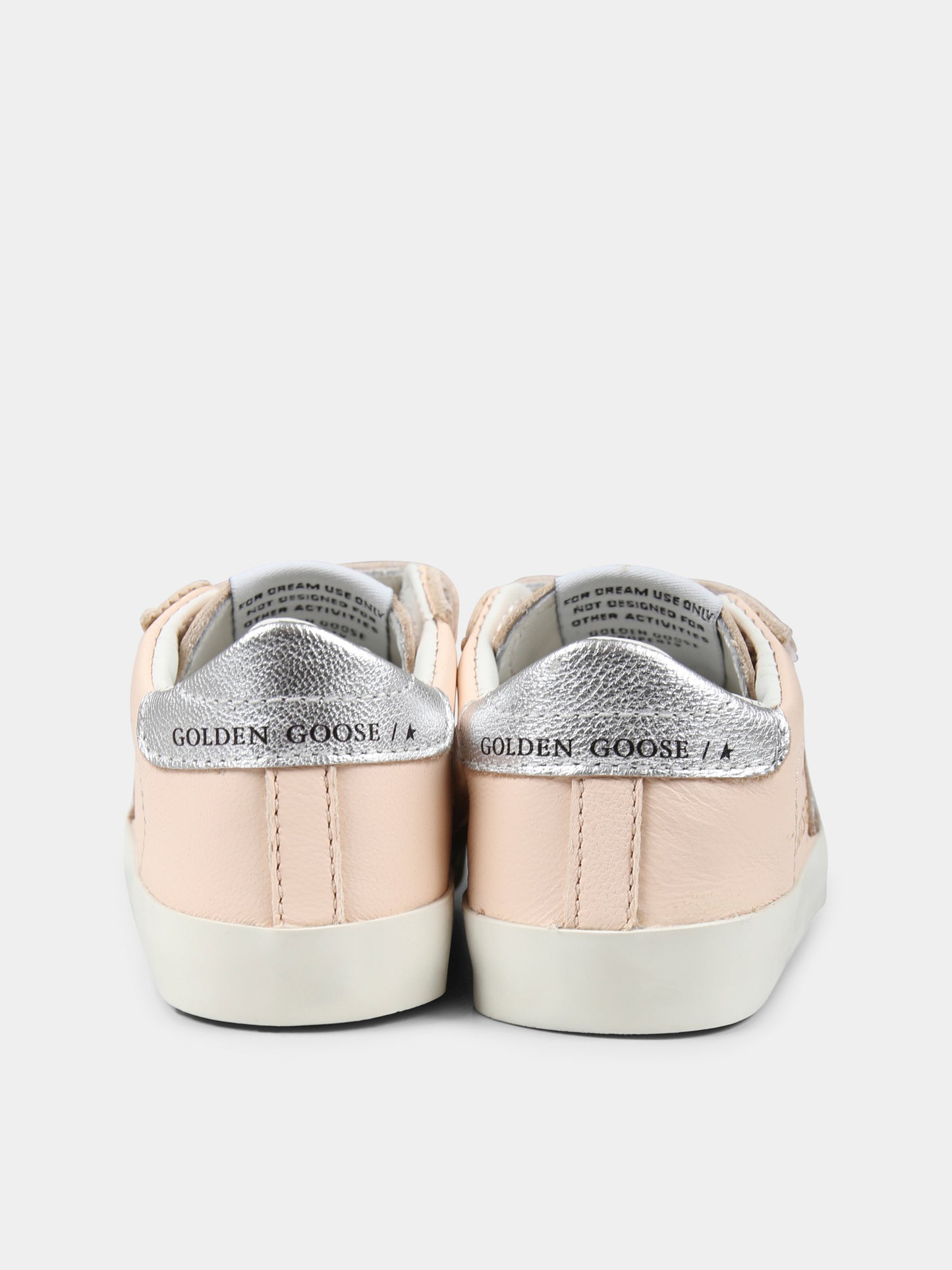 Sneakers Baby School rosa per neonata con stella,Golden Goose,GIF00166 F006742 25752