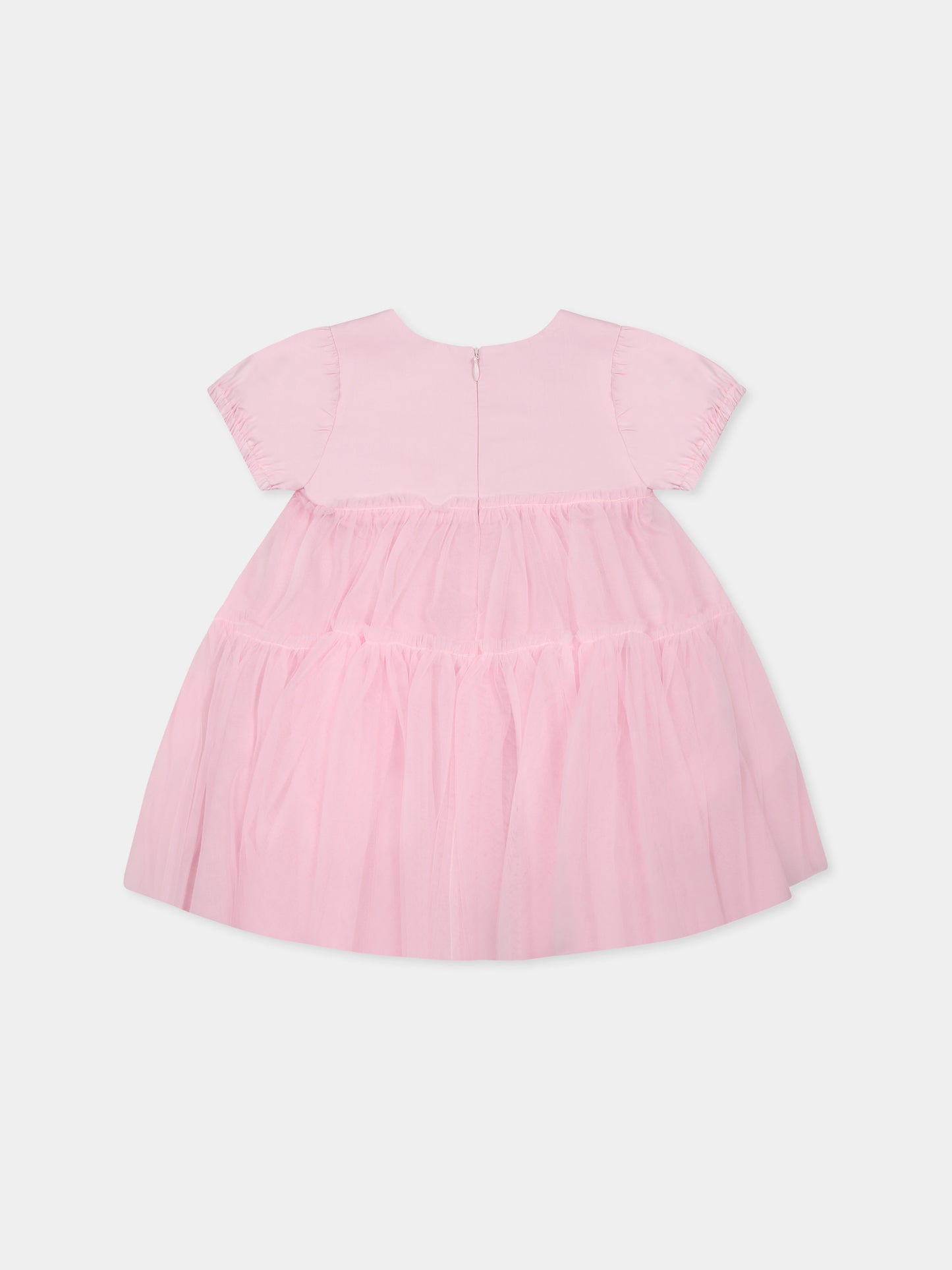 Vestito rosa per neonata con logo,Marni Kids,M01439 M00U0 MD294D 0M347