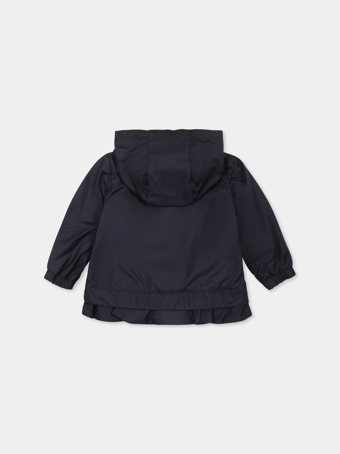 Giacca a vento Dana blu per neonata con logo,Moncler Kids,K1951 1A00012 53A5E 742