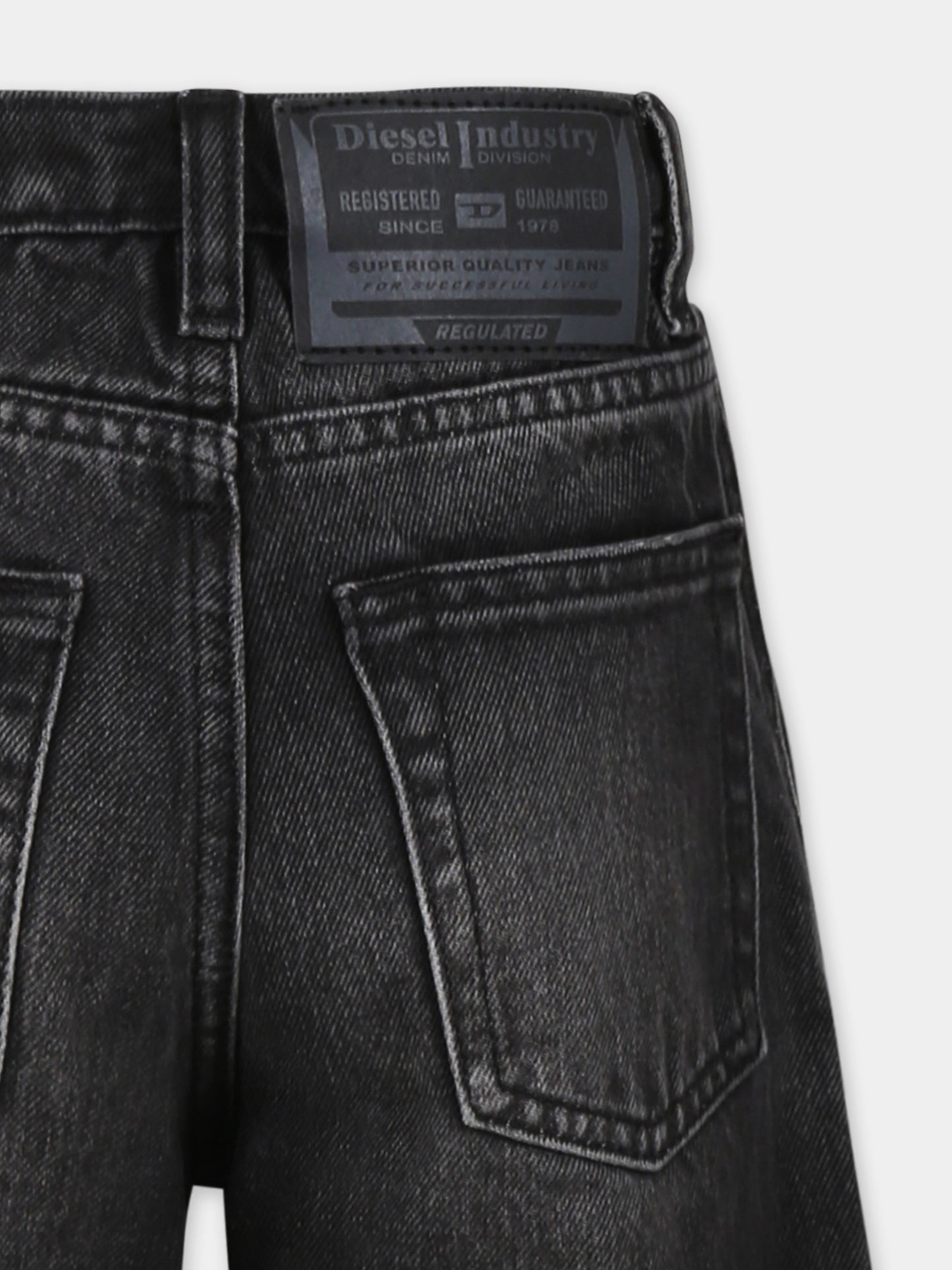 Jeans neri per bambina,Diesel,J02322 KXBNV K02