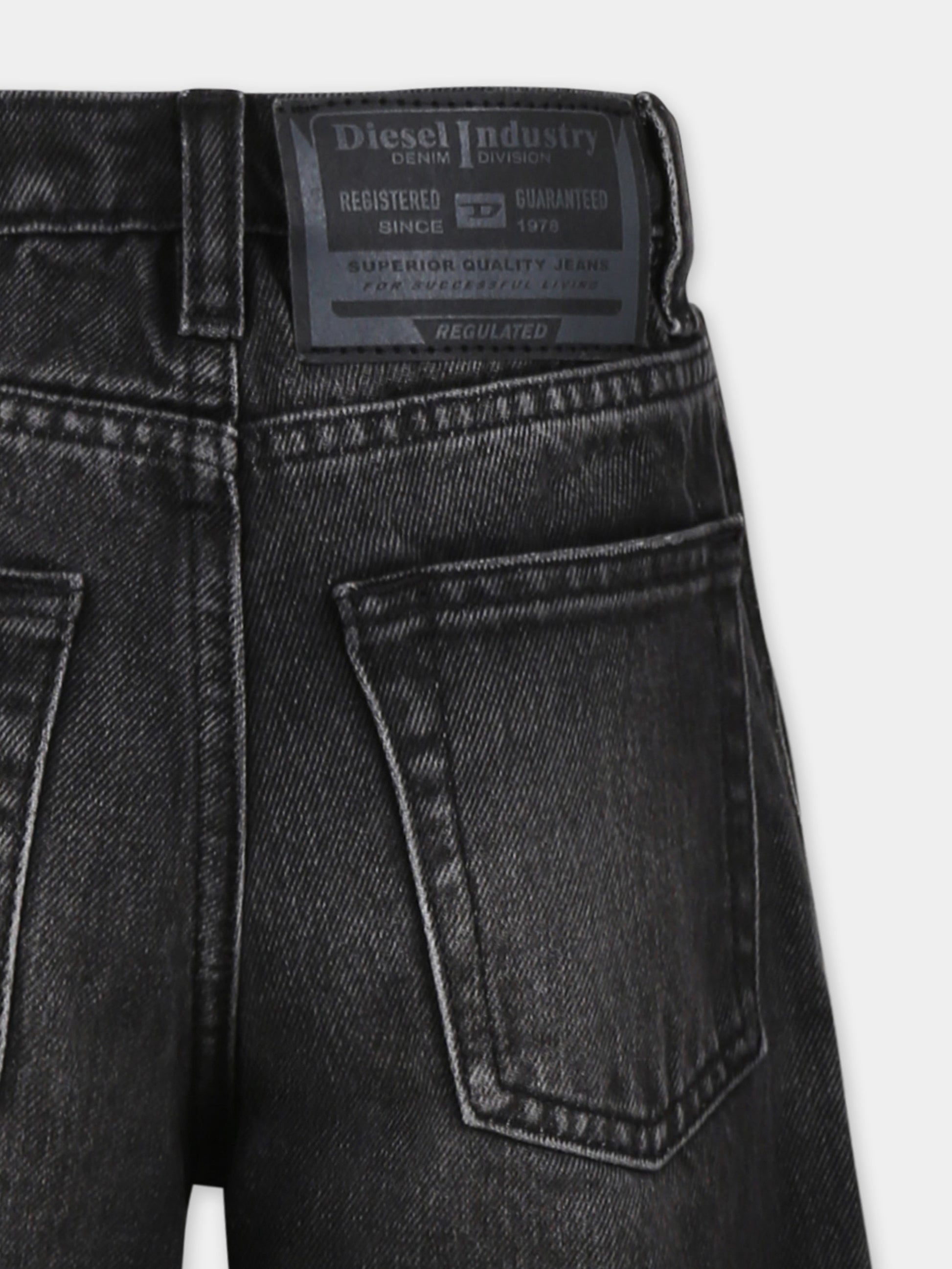 Jeans neri per bambina,Diesel,J02322 KXBNV K02