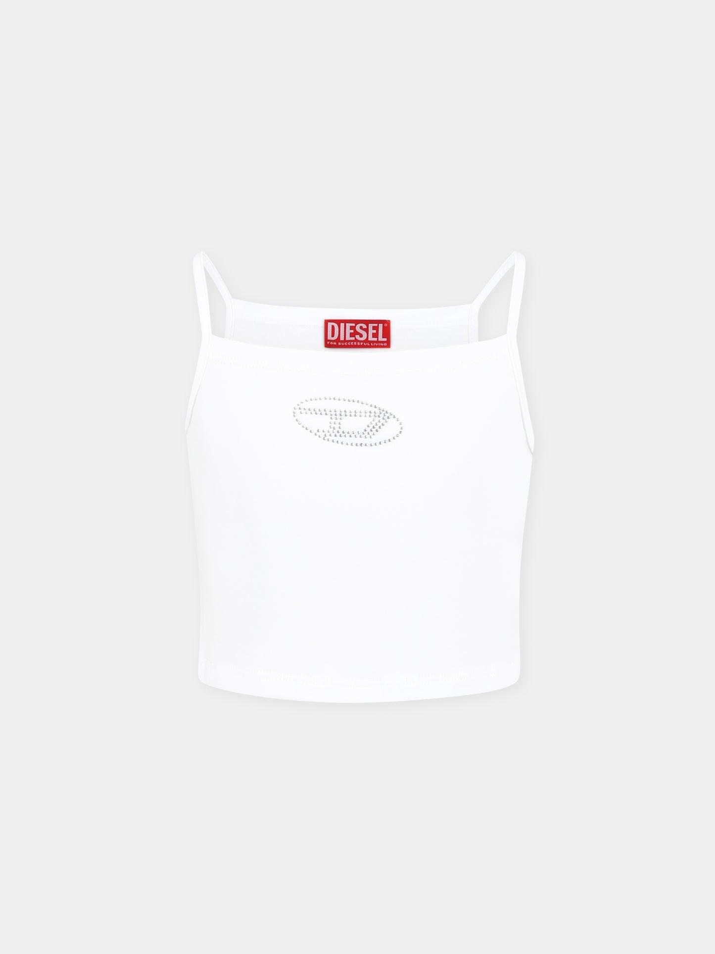 White top for girl with logo