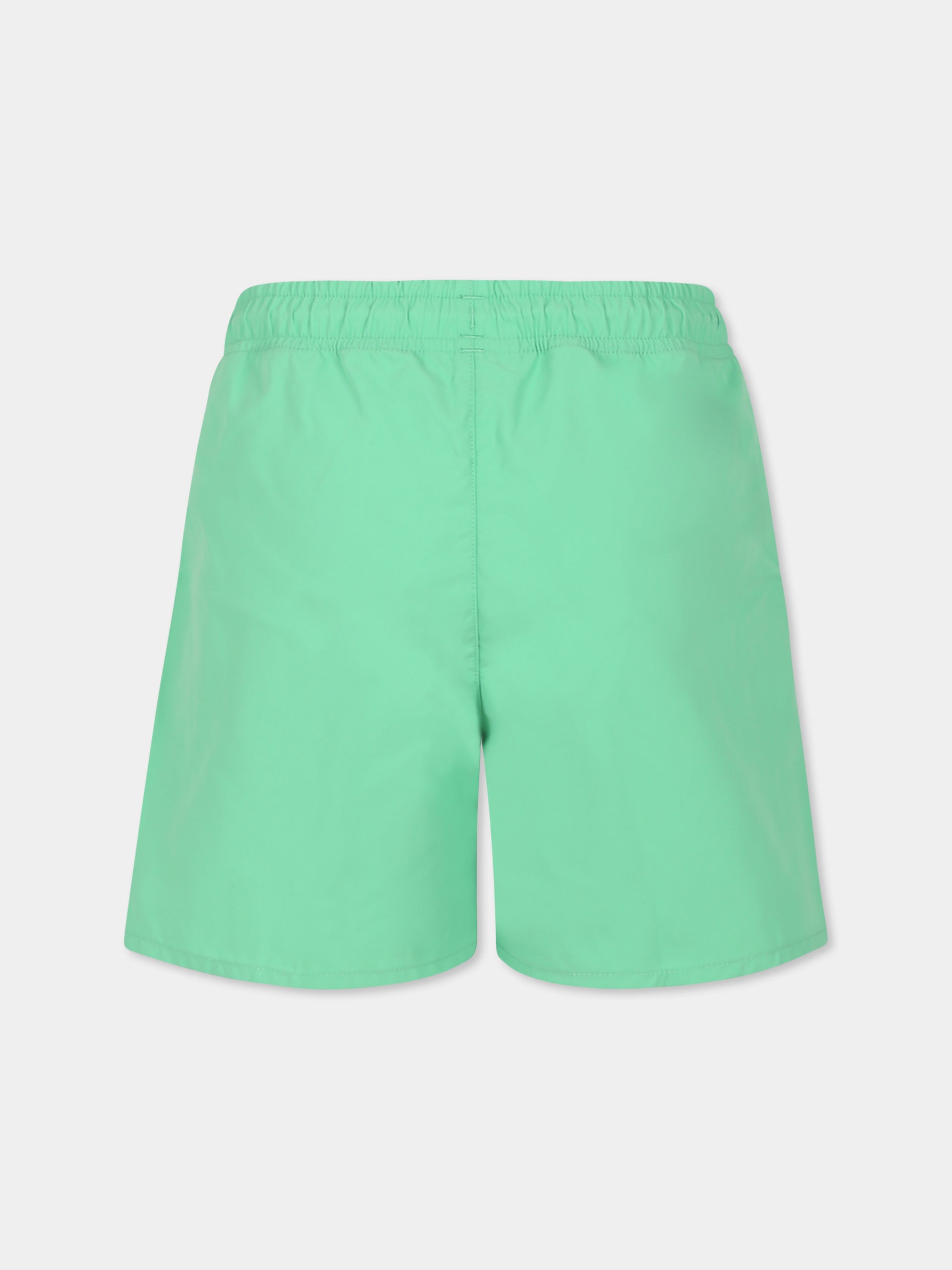 Boxer mare verde per bambino con coccodrillo,Lacoste,MJ4756 ING