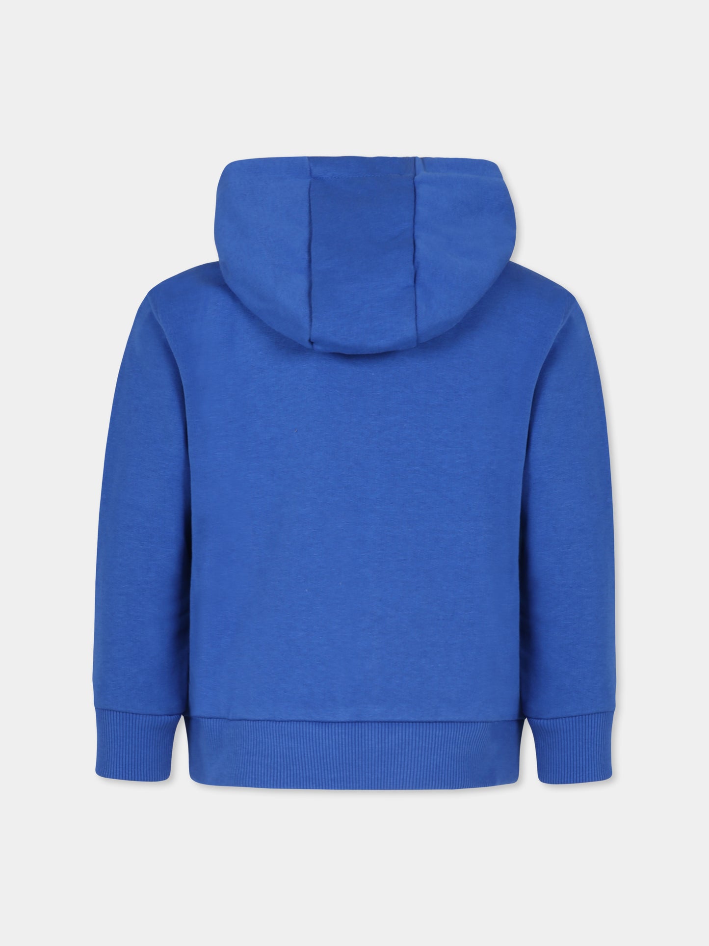 Felpa azzurra per bambino con coccodrillo,Lacoste,SJ9723 IXW