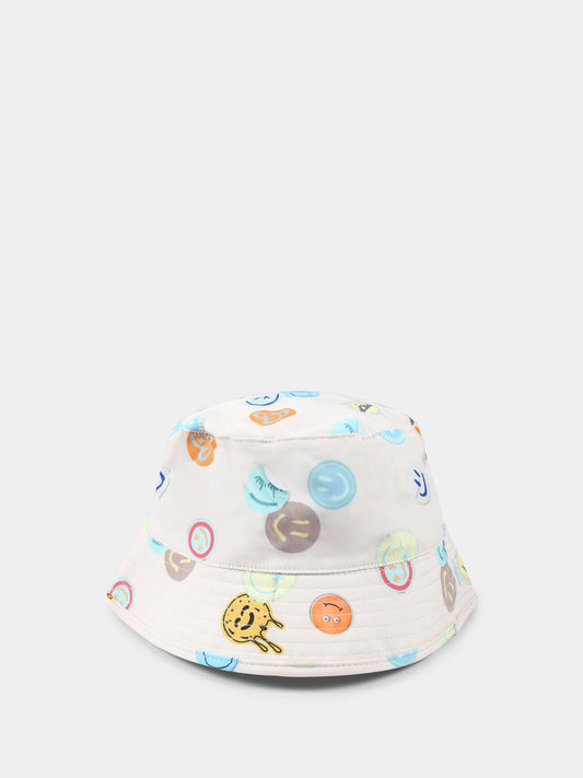 Ivory cloche for kids with smile