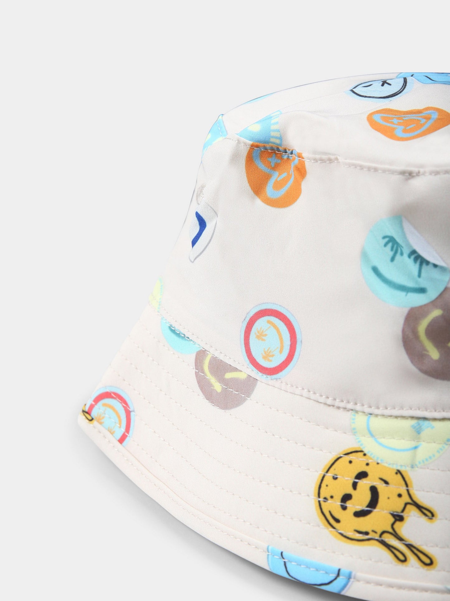 Ivory cloche for kids with smile