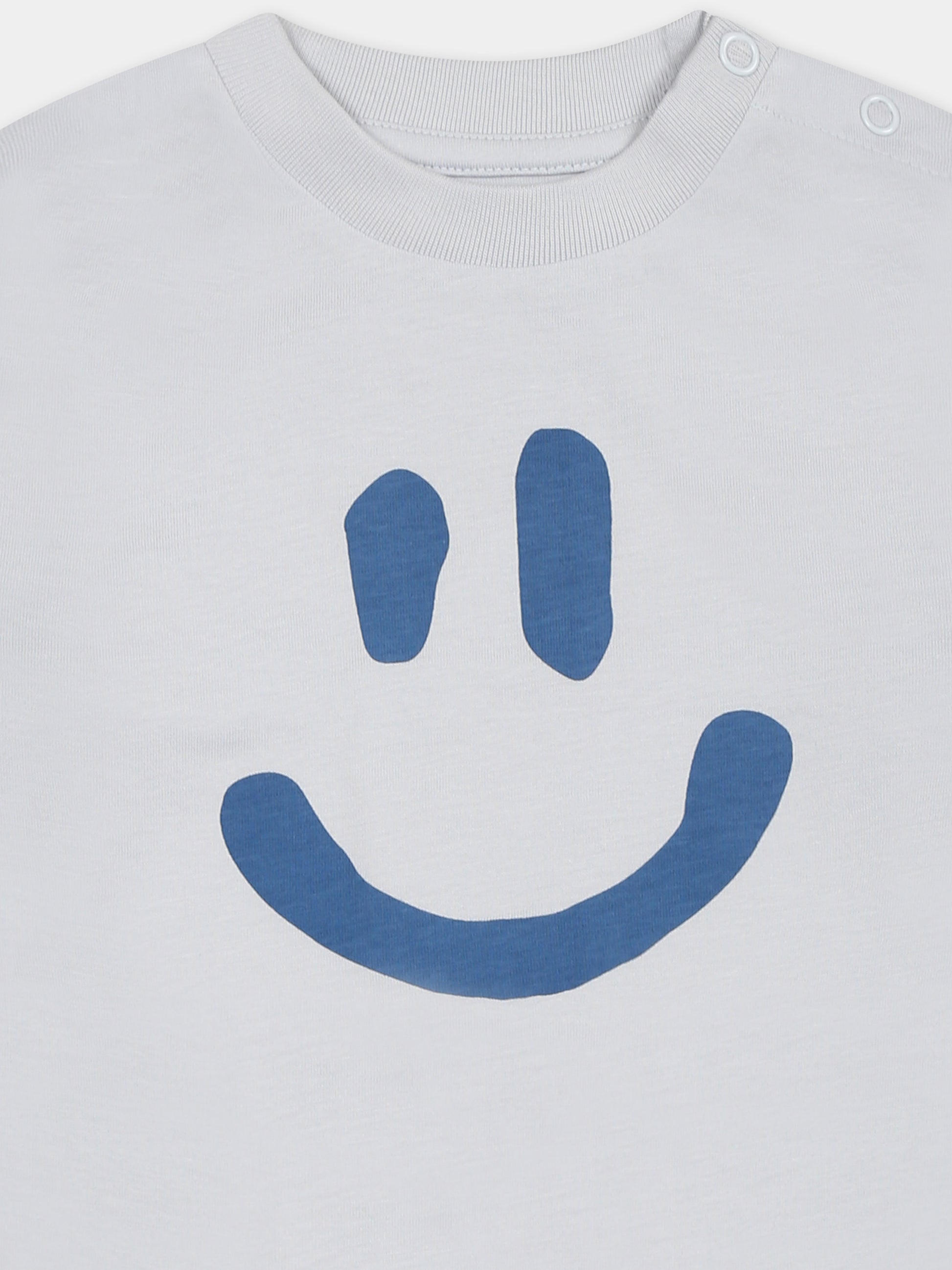 T-shirt celeste Eloy per neonati con smile,Molo,6S25A404 5446