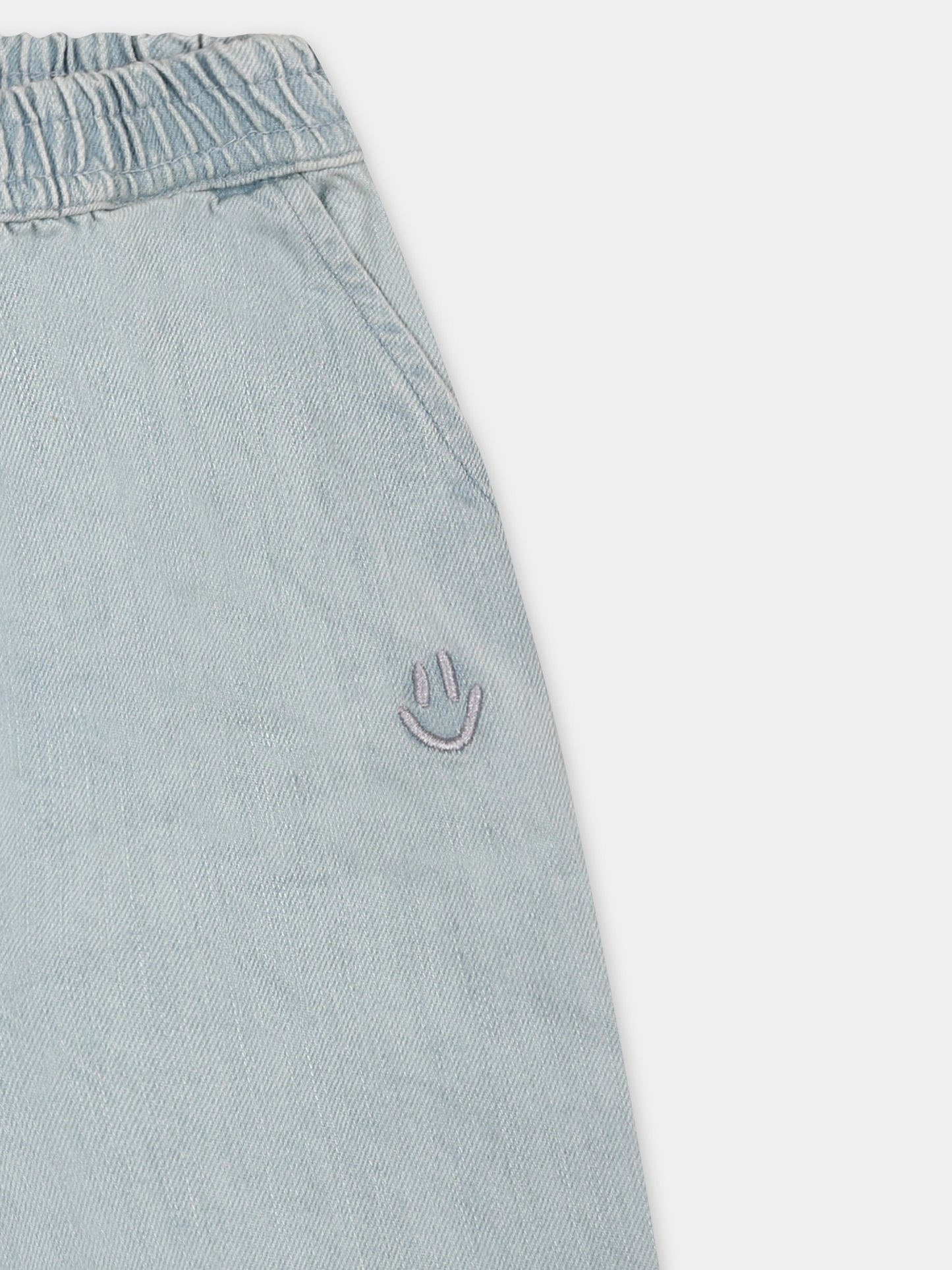 Denim jeans for babykids with smile