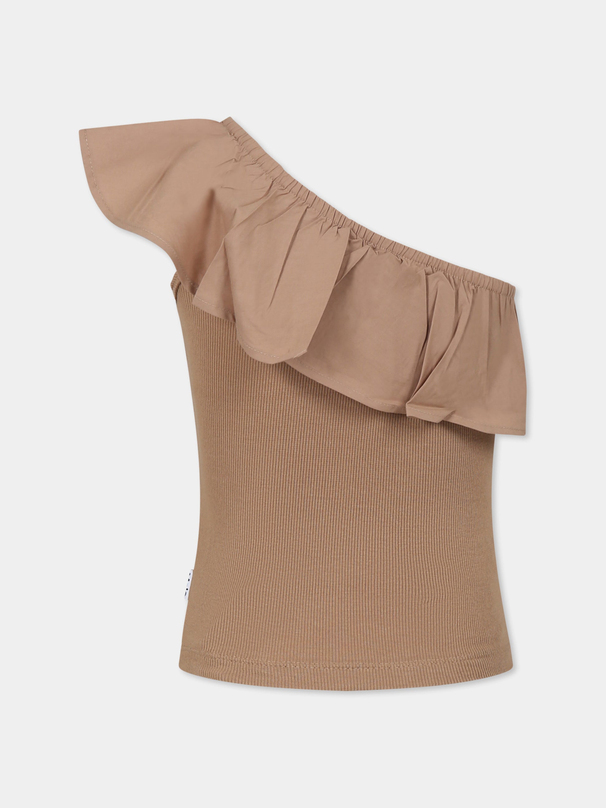 Top Rebecca marrone per bambina,Molo,2S25A105 5411