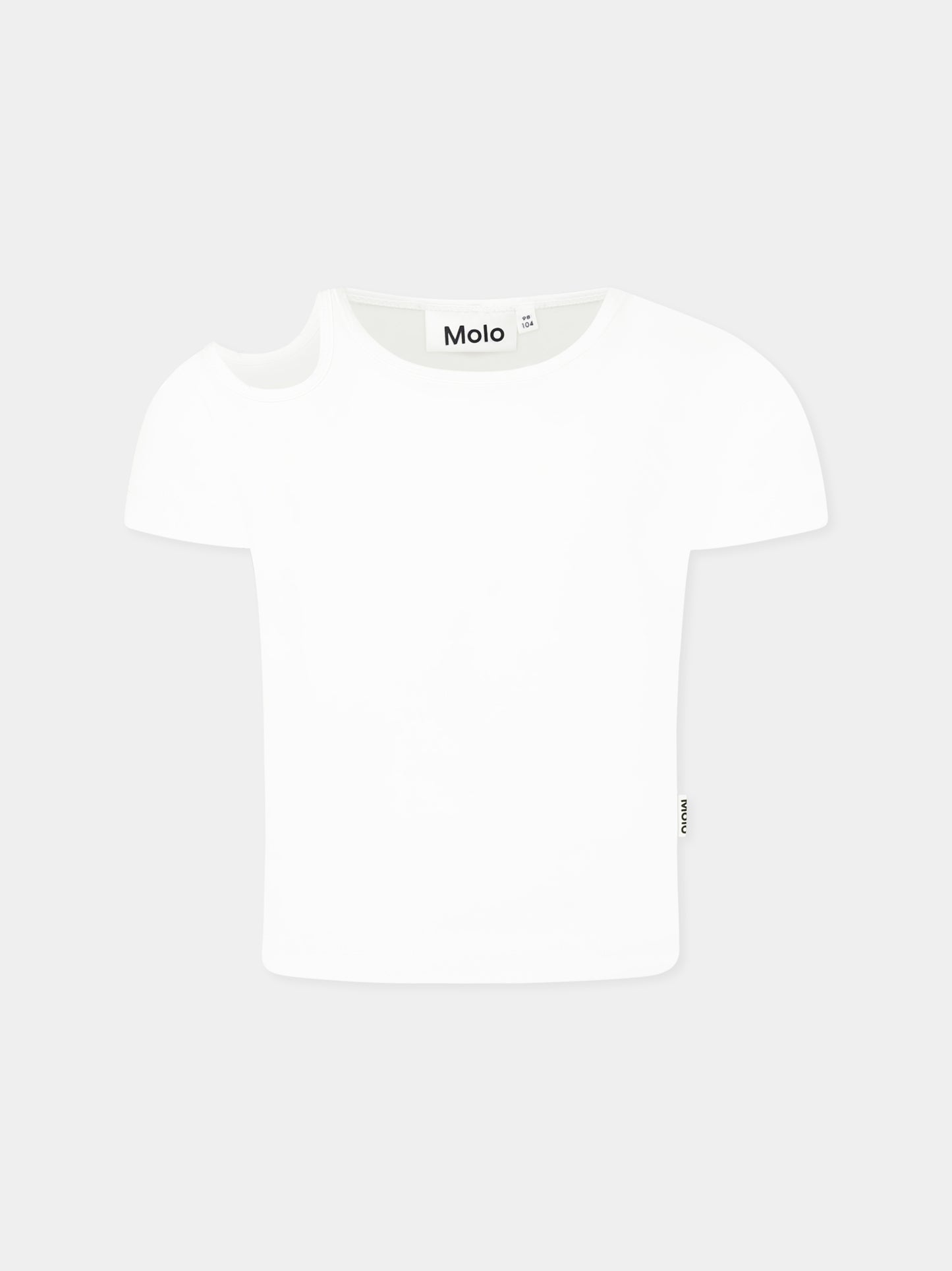 T-shirt Raja bianca per bambina,Molo,2S25A217 5474