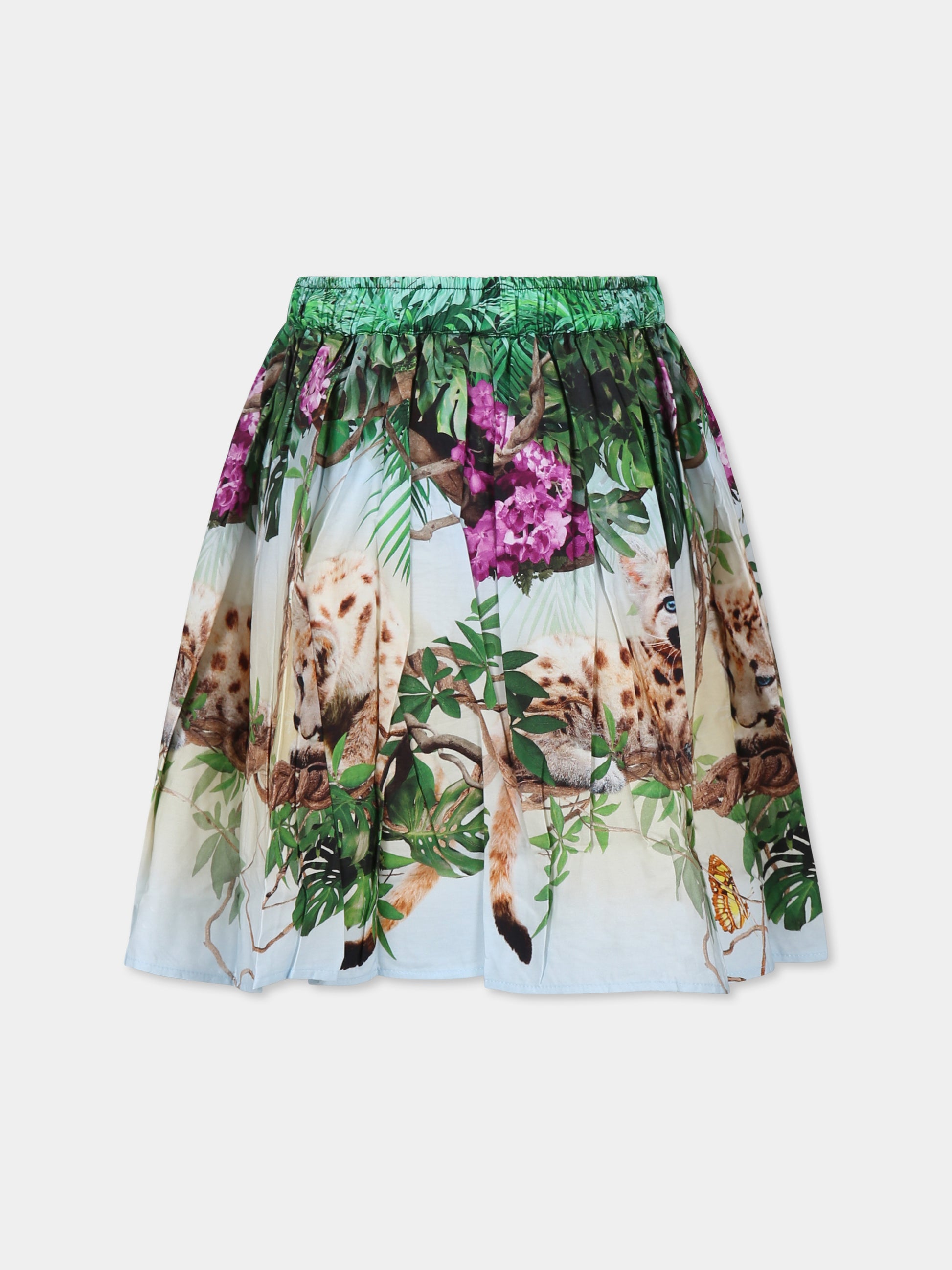 Gonna Bonnie multicolor per bambina con puma,Molo,2S25D120 4000