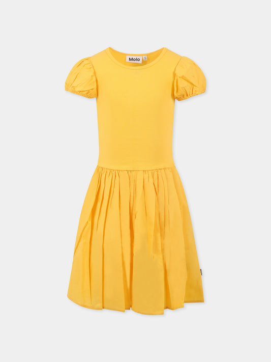 Yellow dress for girl