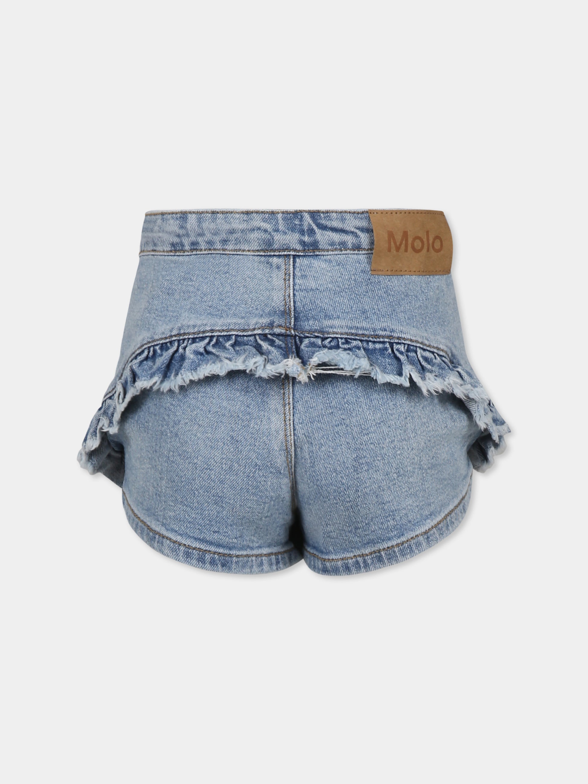 Shorts Agnetha denim for girl,Molo,2S25H109 5418