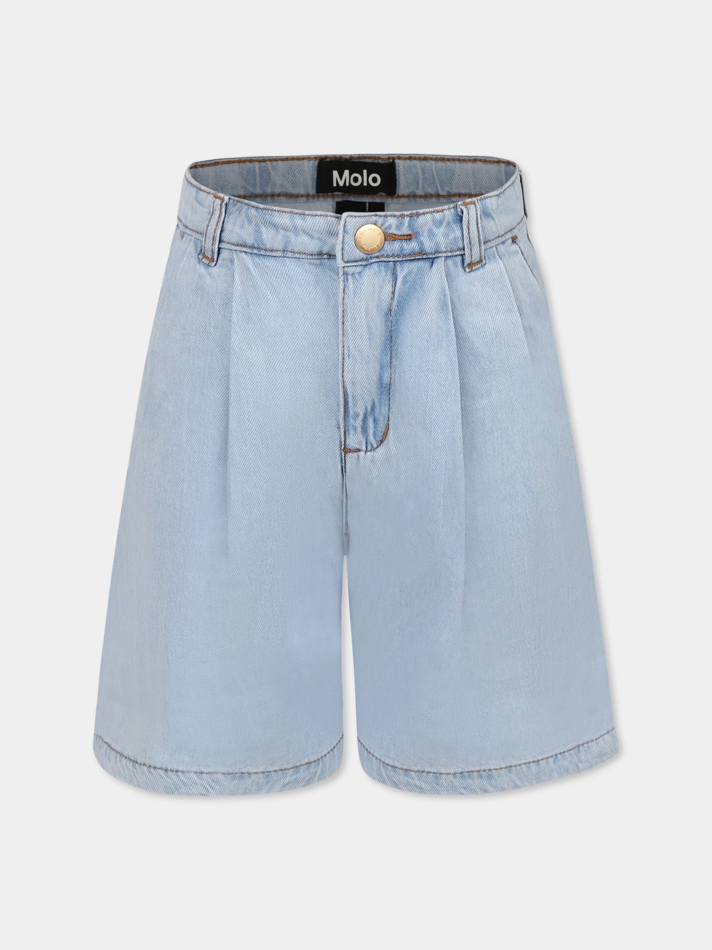 Shorts Alberte denim for girl,Molo,2S25H201 5487