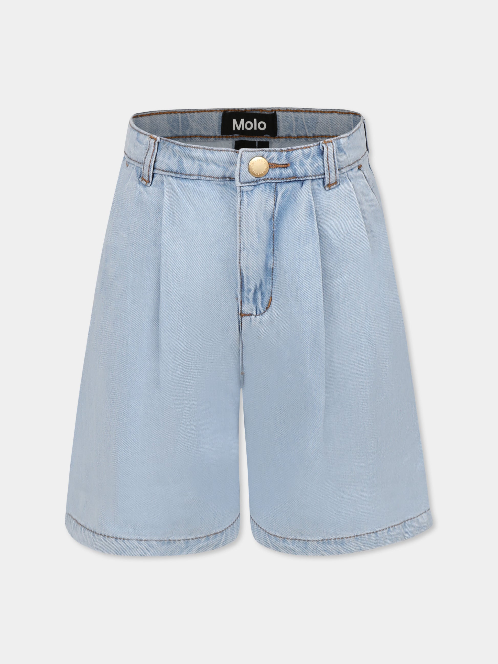 Shorts Alberte denim for girl,Molo,2S25H201 5487