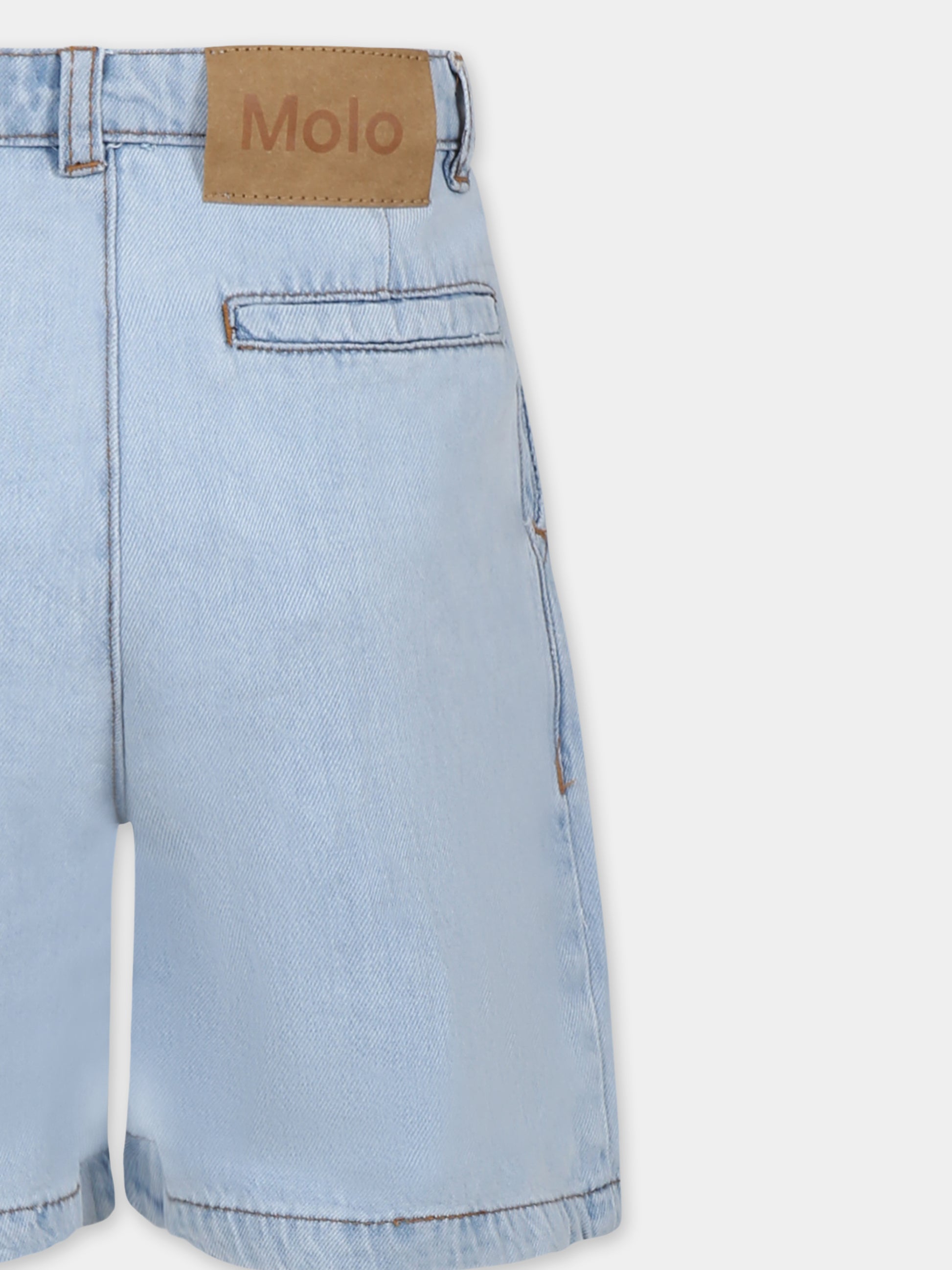 Shorts Alberte denim for girl,Molo,2S25H201 5487