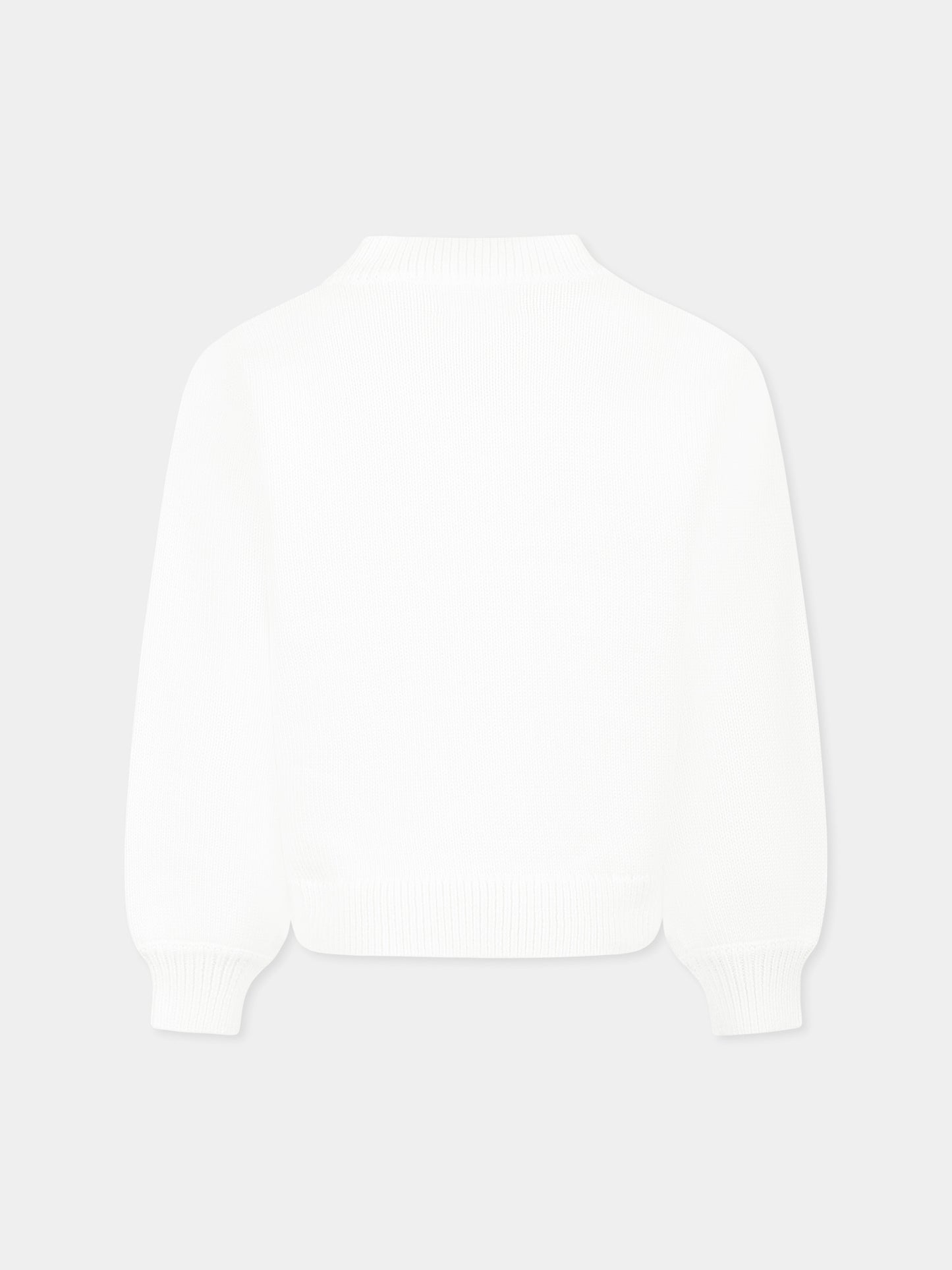 White sweater for girl