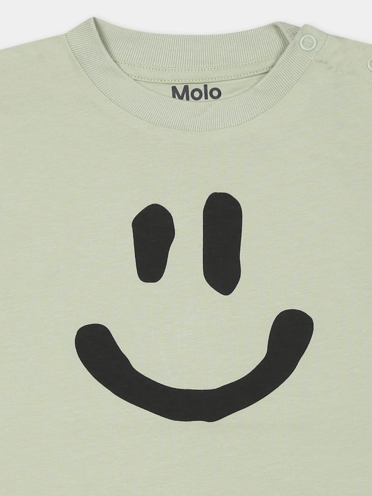 T-shirt Enzo verde per neonati con smile,Molo,6S25A207 5406