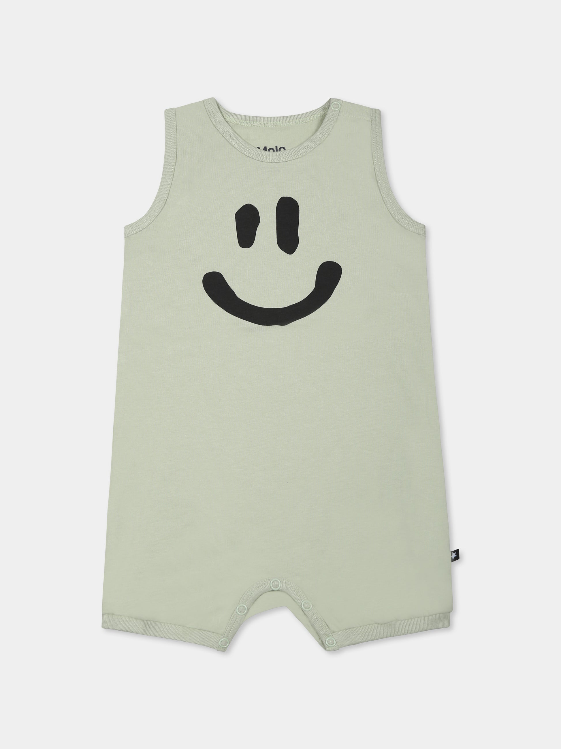 Pagliaccetto Fu verde per neonati con smile,Molo,6S25B403 5406