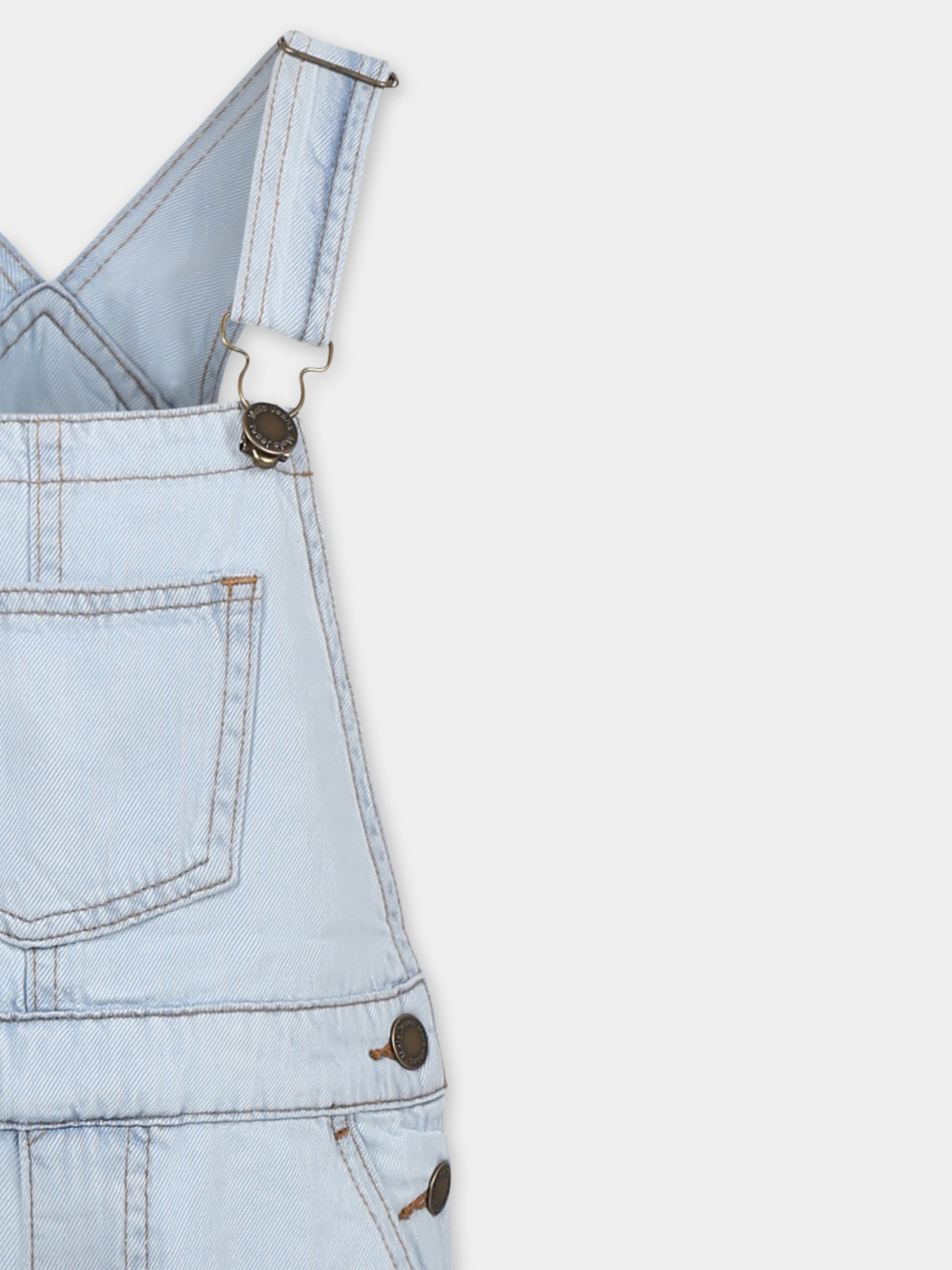 Salopette Aer denim per bambini,Molo,6S25I301 5487