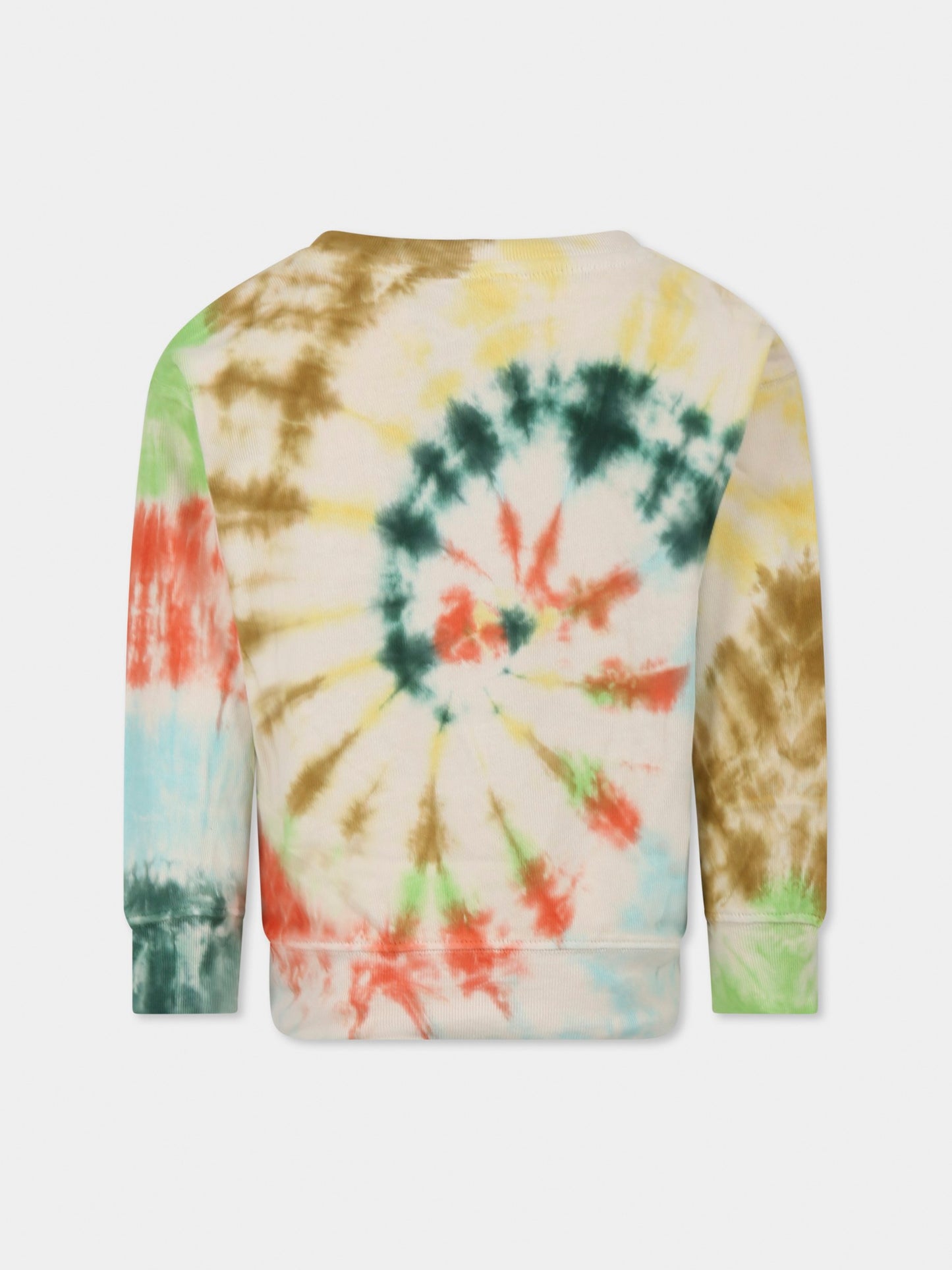 Felpa Memphis multicolor per bambini con stampa tie dye,Molo,6S25J208 9331