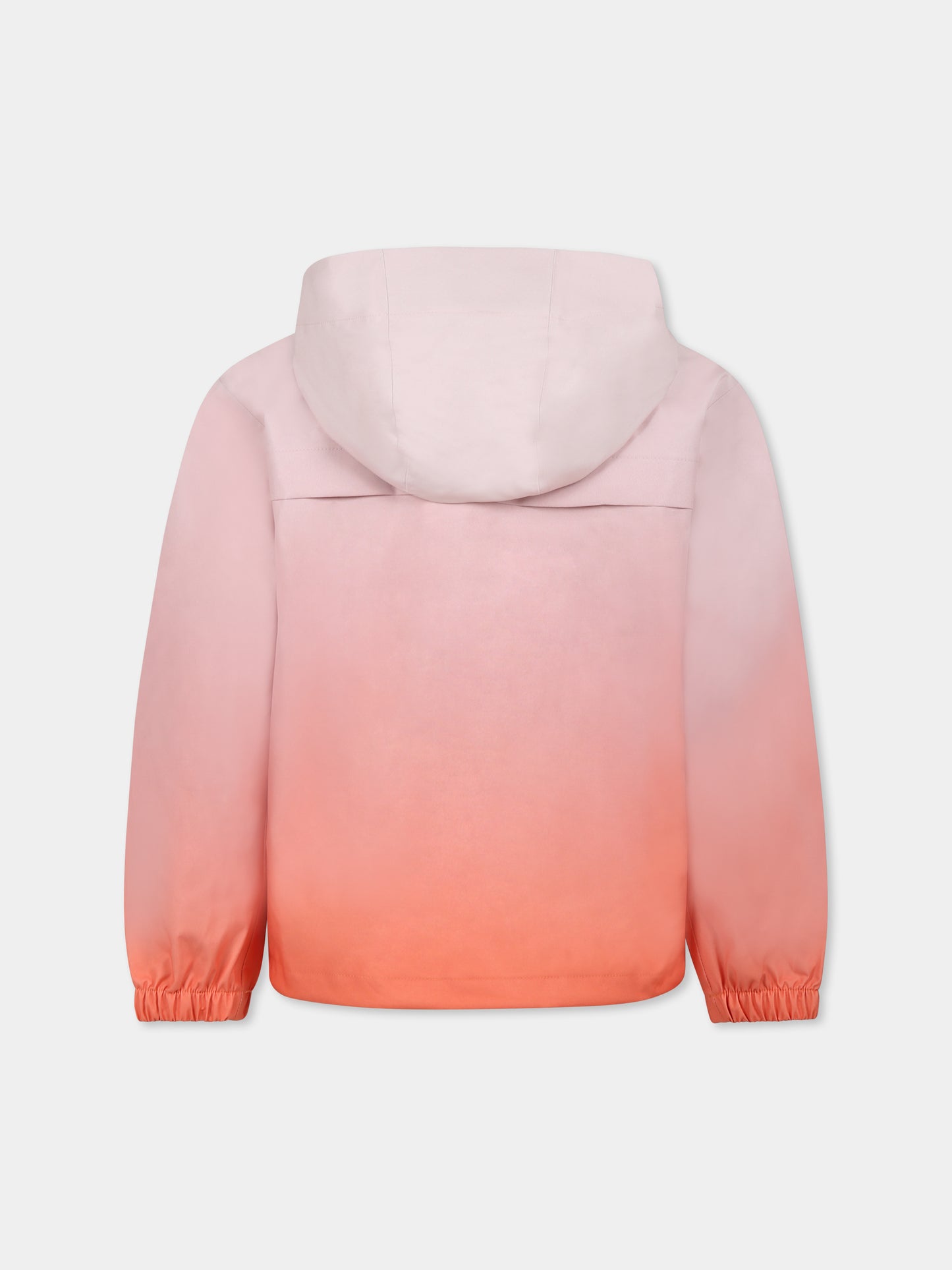 Giacca a vento Horizon rosa per bambina con logo,Molo,5S25M102 3933