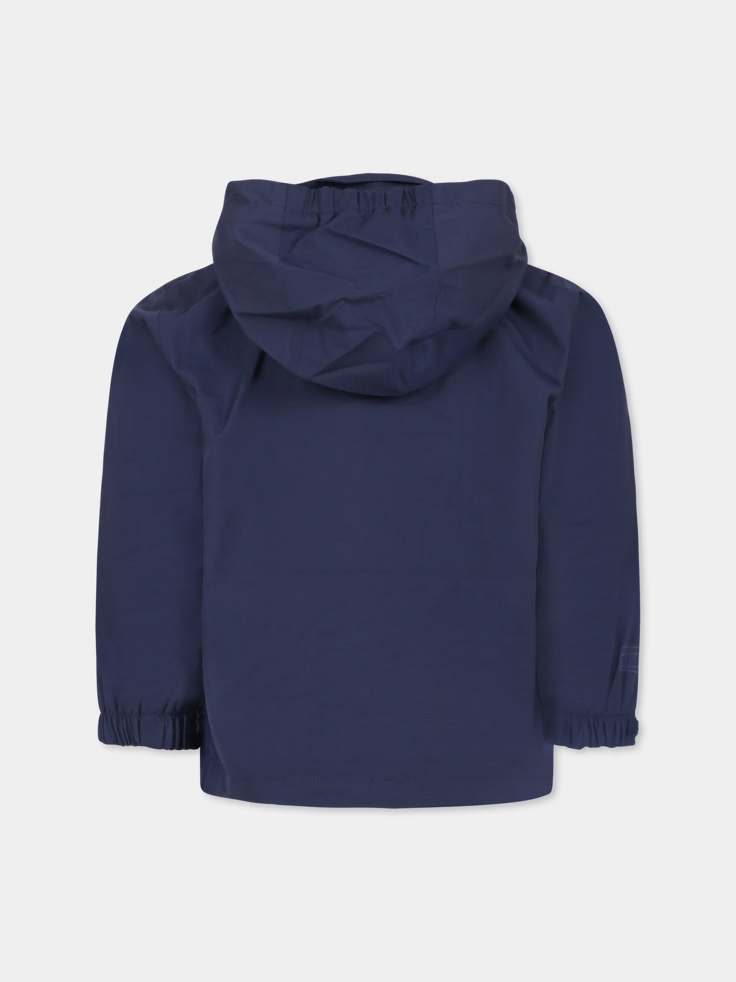 Giacca a vento Hobson blu per bambino con logo,Molo,5S25M311 5490