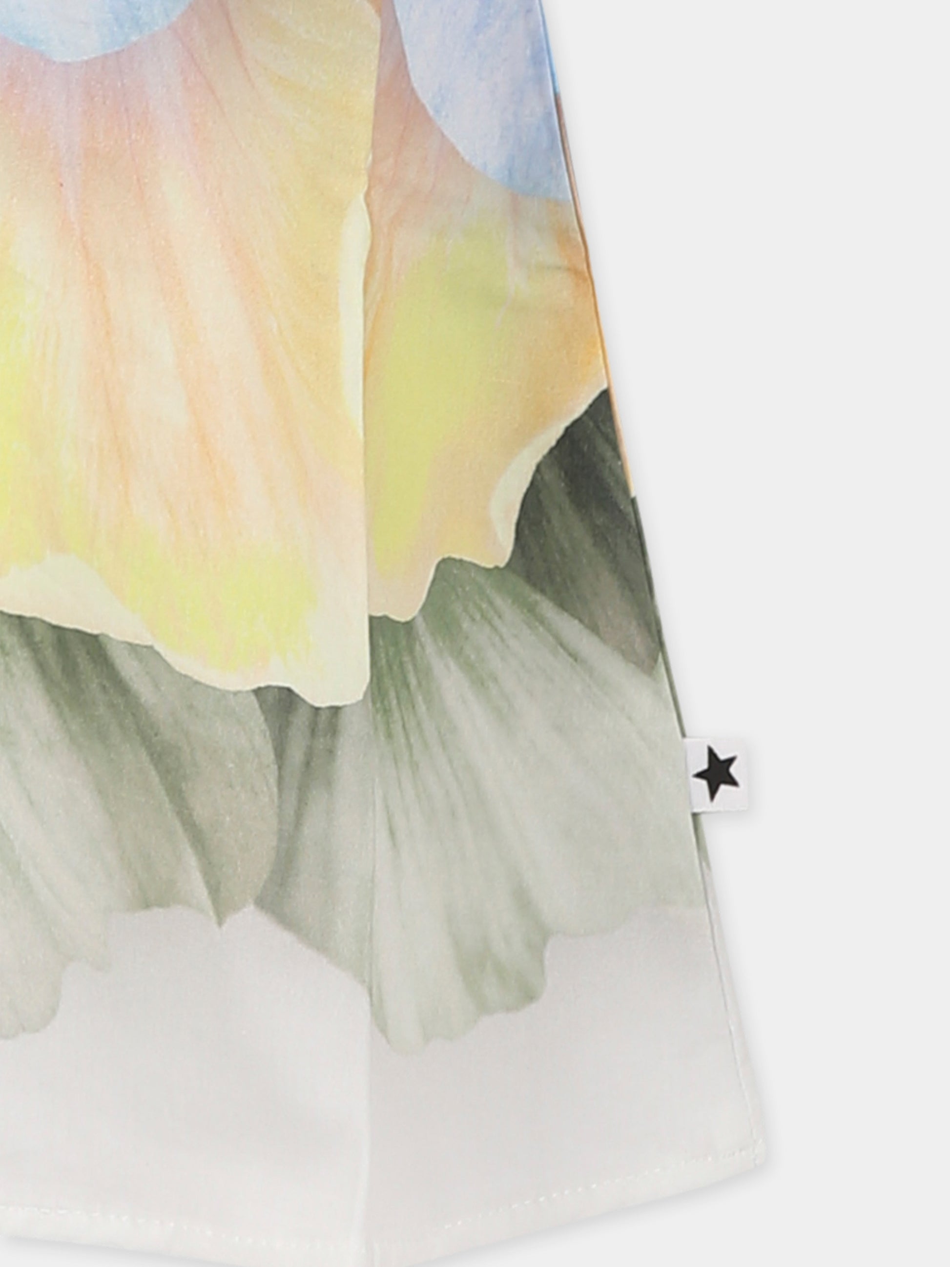 Vestito Caja multicolor per neonata con stampa petali,Molo,4S25E114 3909