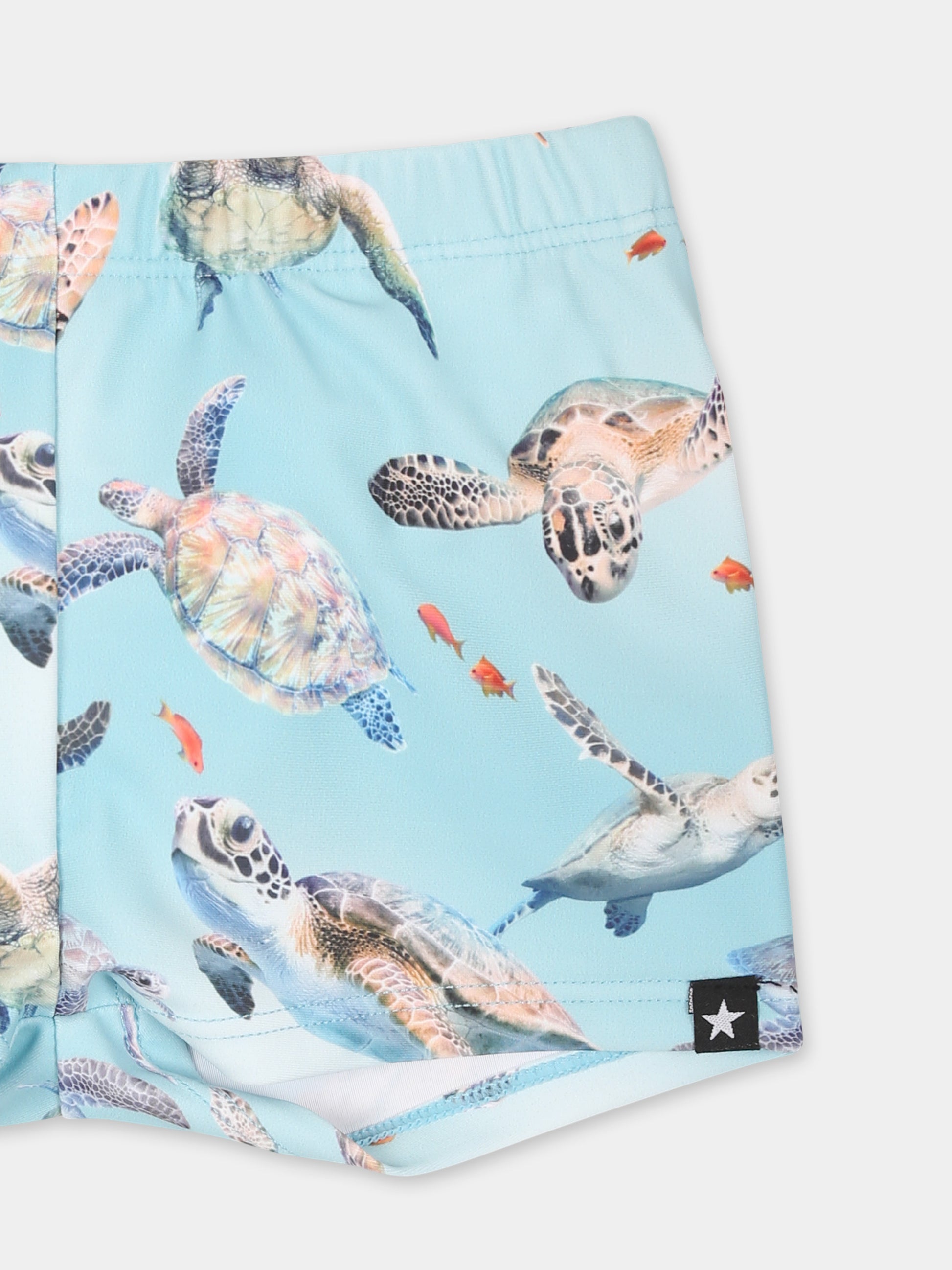 Boxer mare Nansen celeste per neonato con stampa oceano,Molo,8S25P603 9253