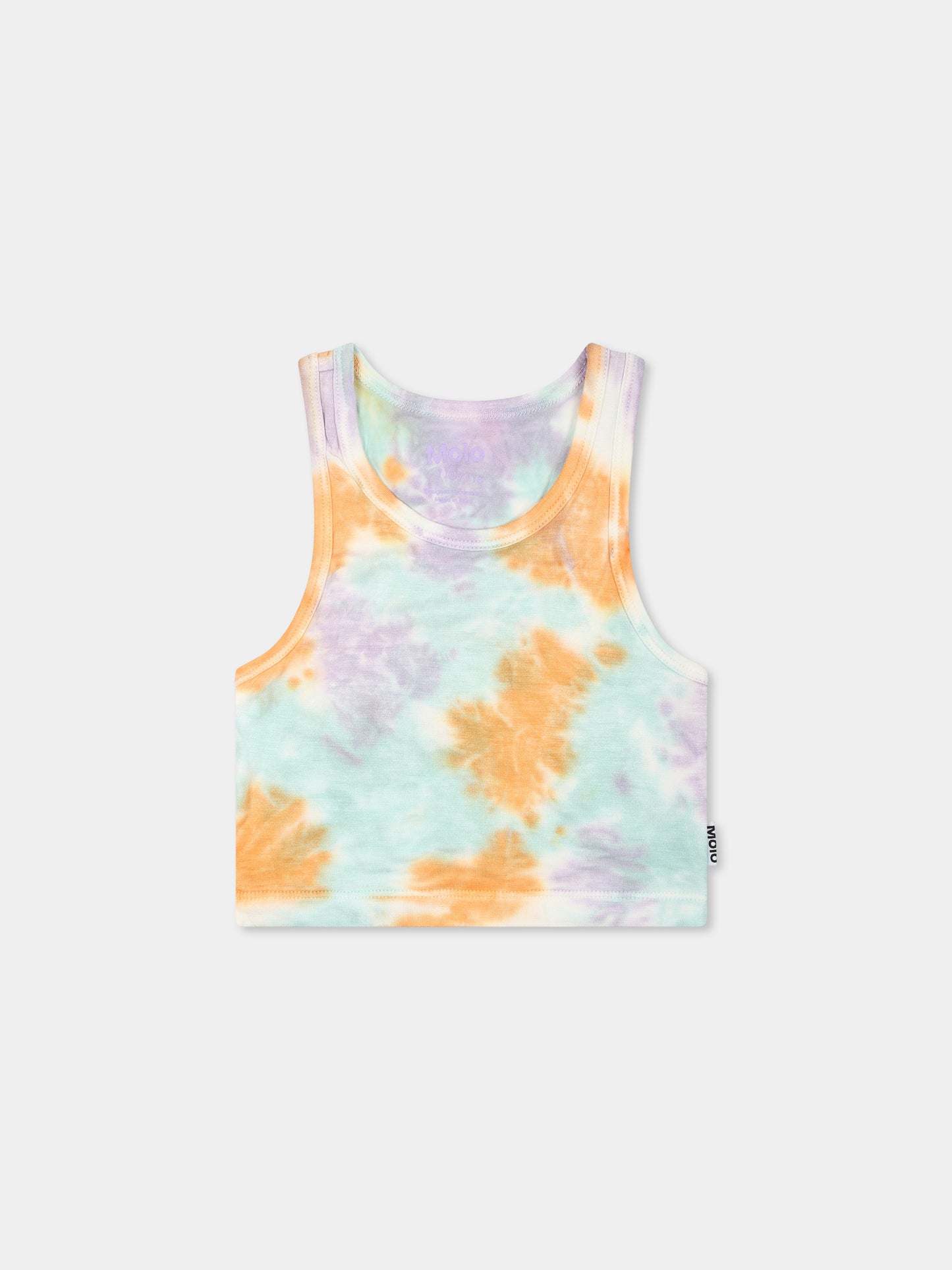 Canotta Rippi crop multicolor per bambina,Molo,2S25A110 9323