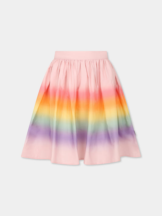 Gonna rosa per bambina con arcobaleno,Molo,2S25D120 3919