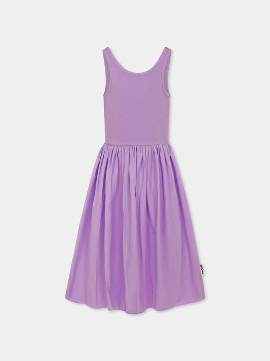 Vestito Corella viola per bambina,Molo,2S25E109 5437