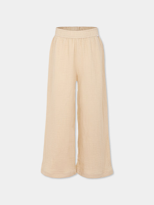 Pantaloni Agatha beige per bambina,Molo,2S25I102 5410