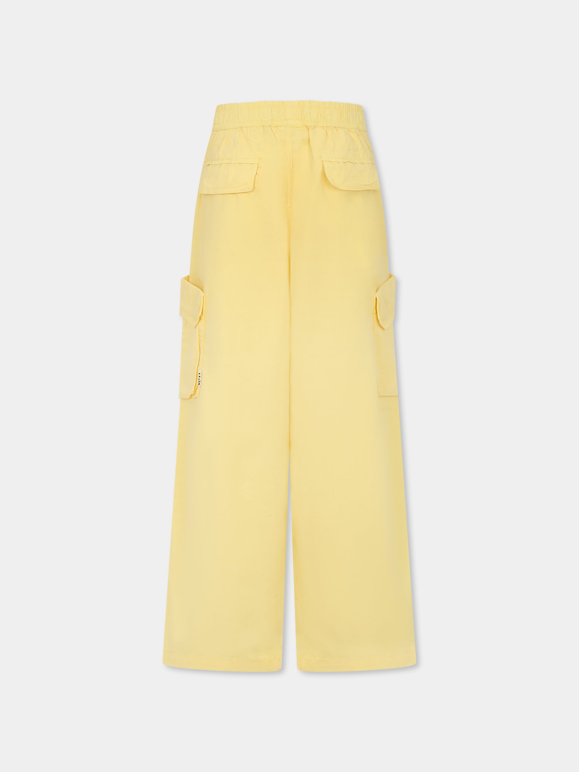 Pantaloni Audie gialli per bambina,Molo,2S25I103 5396