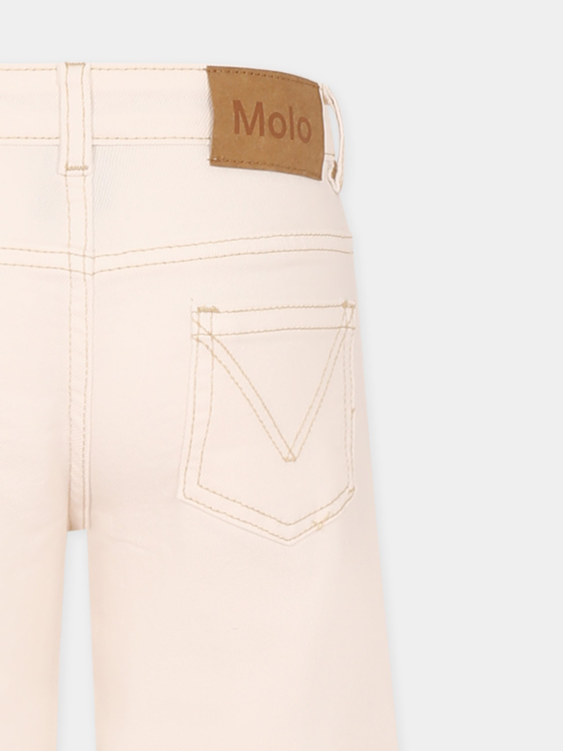 Jeans Asta bianchi per bambina,Molo,2S25I106 5474