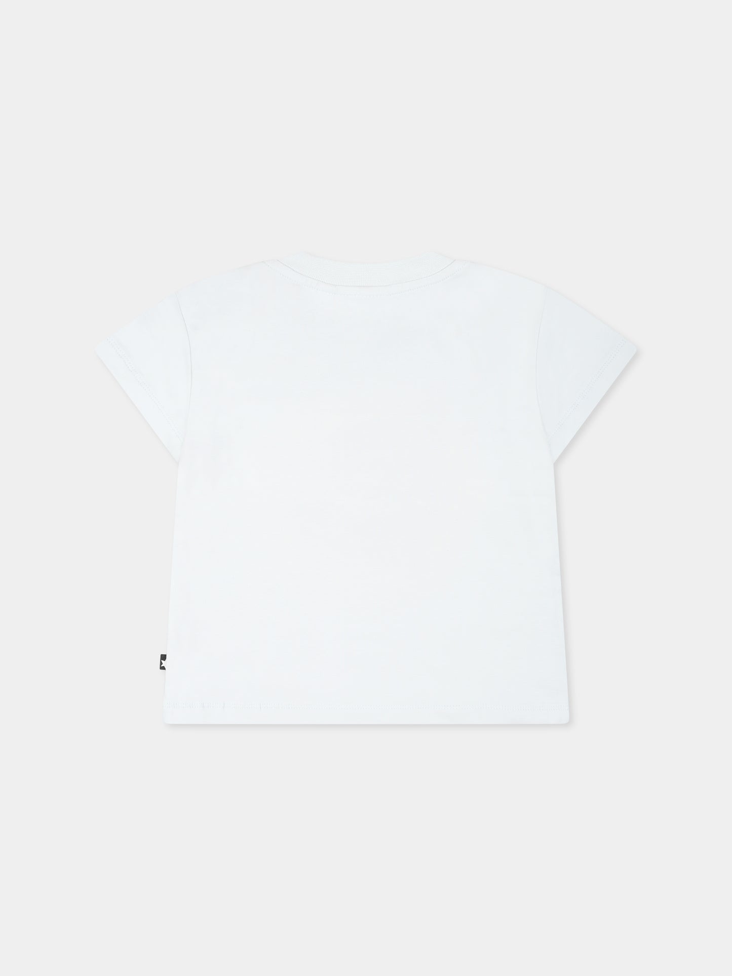 T-shirt Enzo celeste per neonati con gatto,Molo,6S25A204 3914