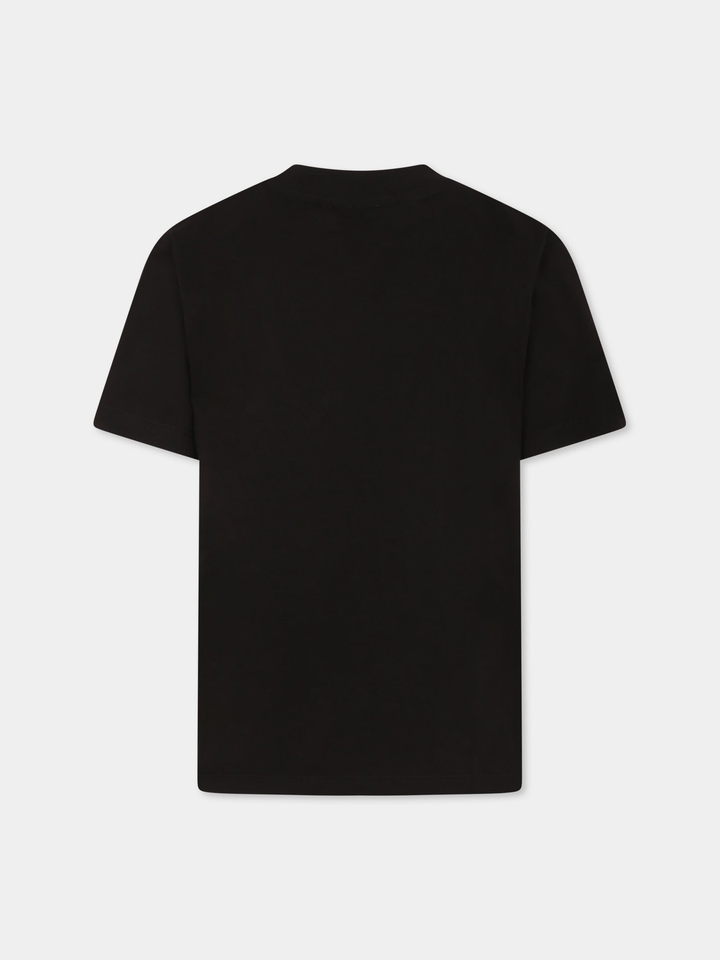 T-shirt Riley nera per bambini con camaleonte,Molo,6S25A209 4934