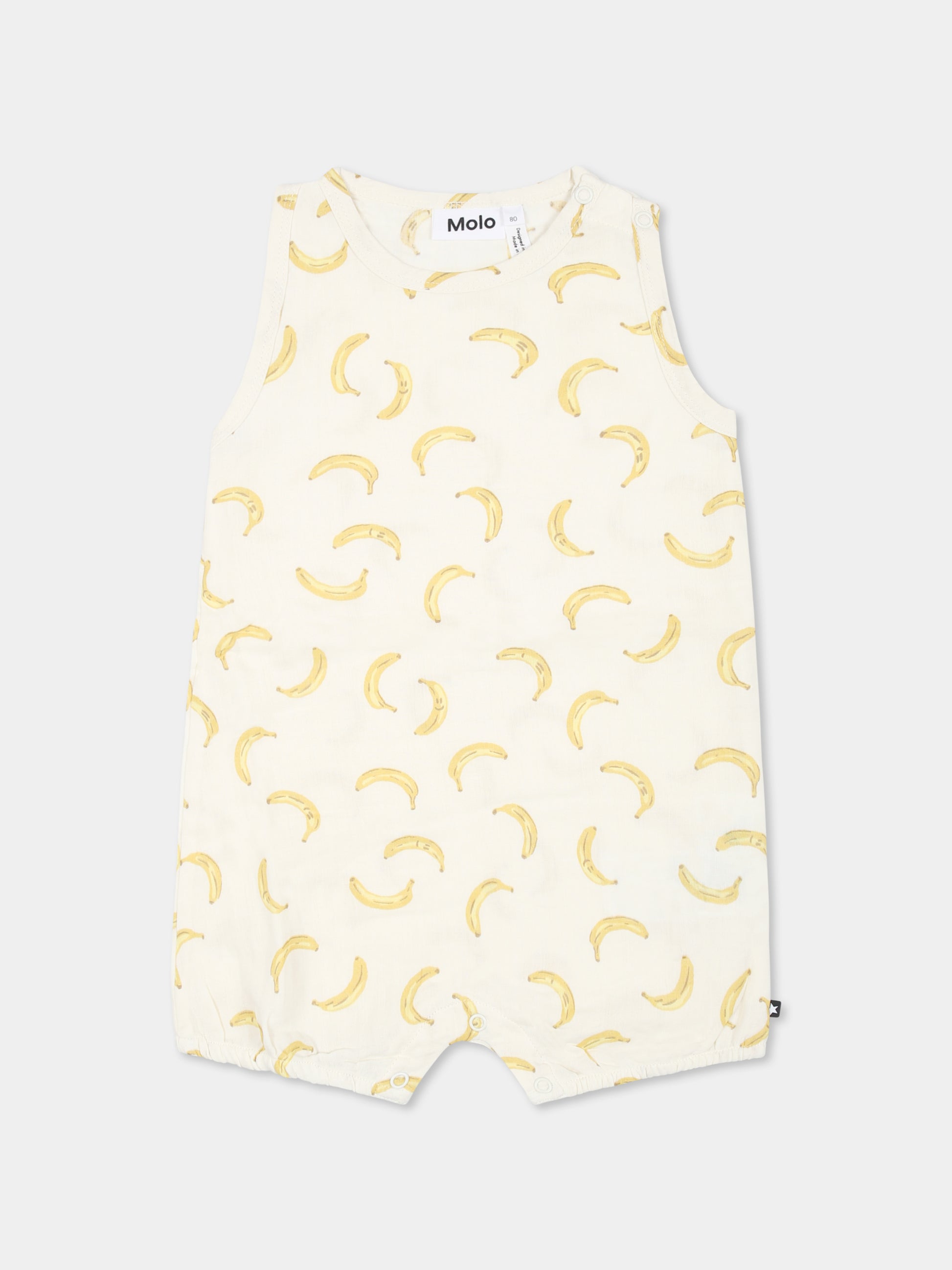 Pagliaccetto Forever per neonati con banana all over,Molo,6S25B102 9358