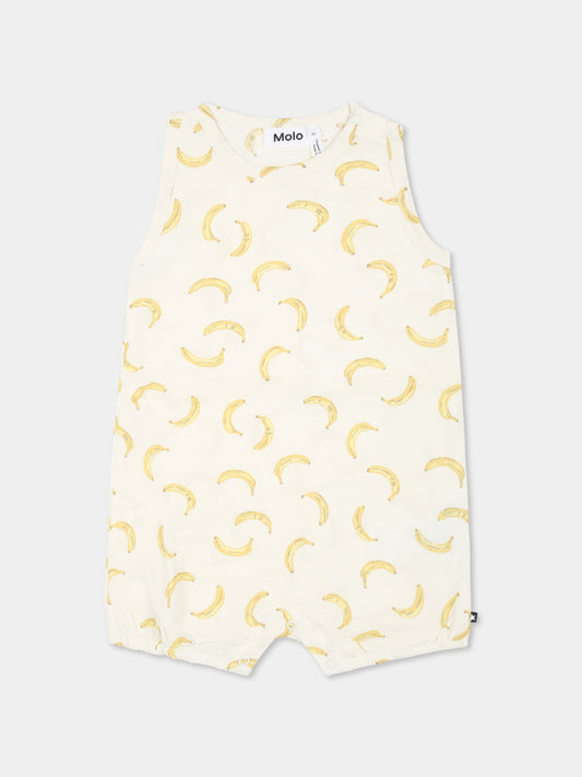 Pagliaccetto Forever per neonati con banana all over,Molo,6S25B102 9358