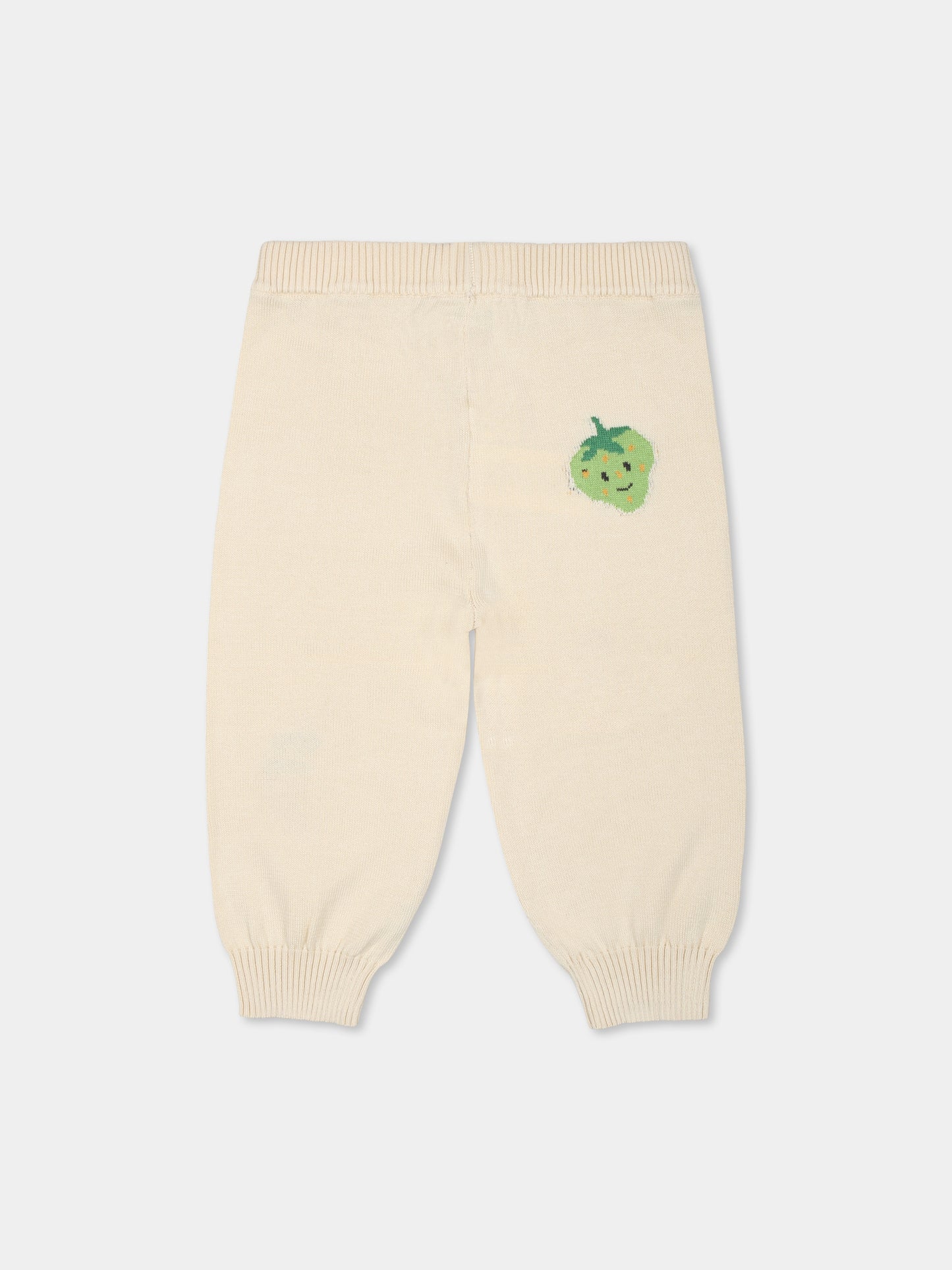 Pantaloni Sol avorio per neoanti con frutta,Molo,6S25I211 3856