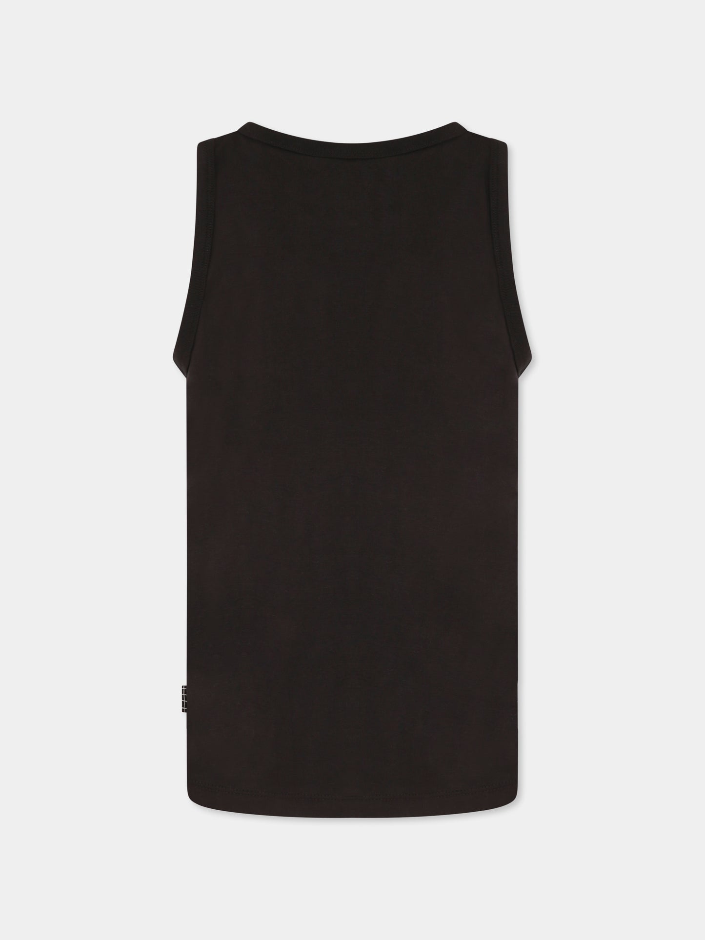 Canotta Rave nera per bambino con scritta,Molo,1S25A101 0099