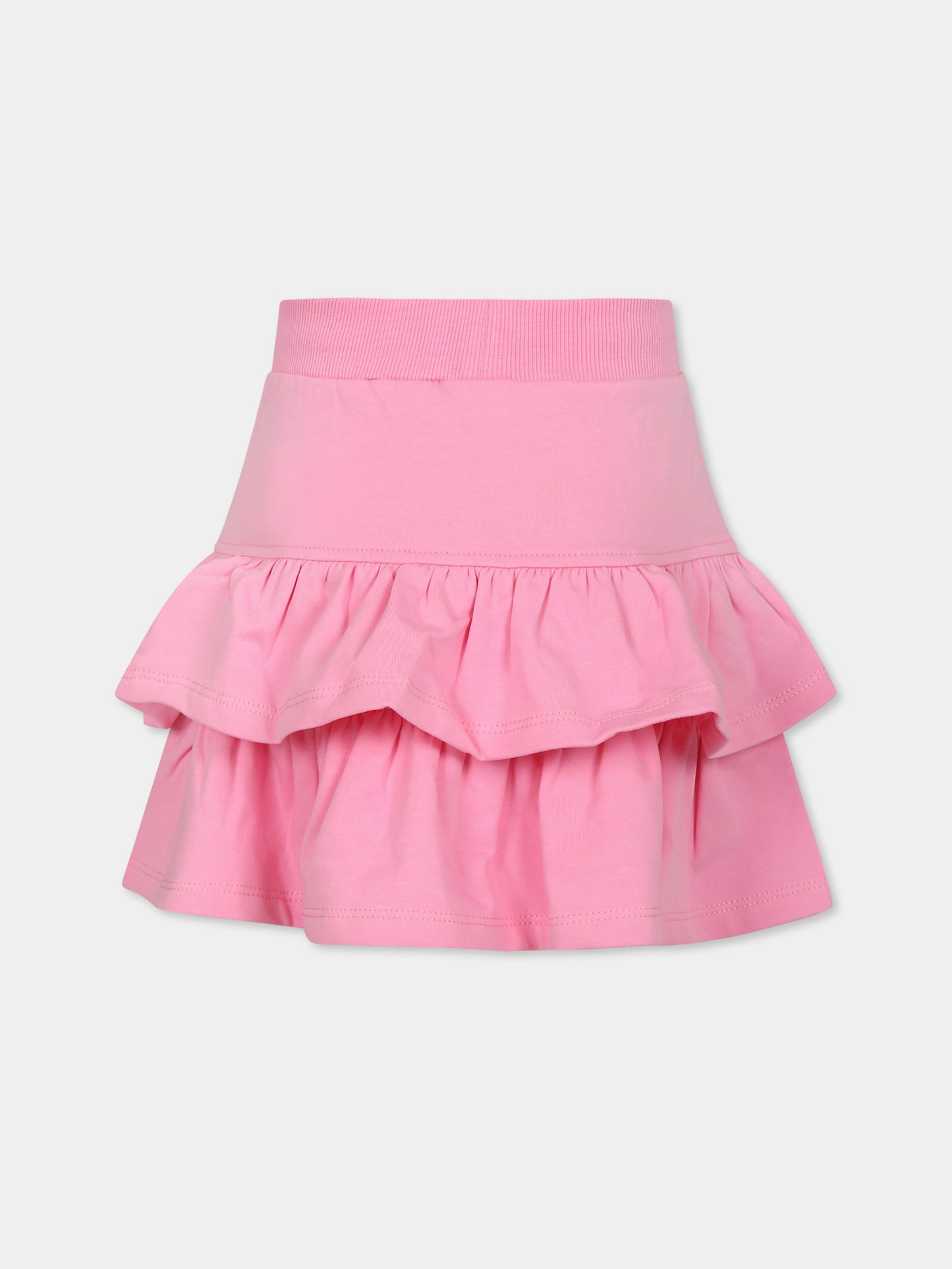 Gonna rosa per bambina con scritta Barbie,Monnalisa,19D720 4017 0093