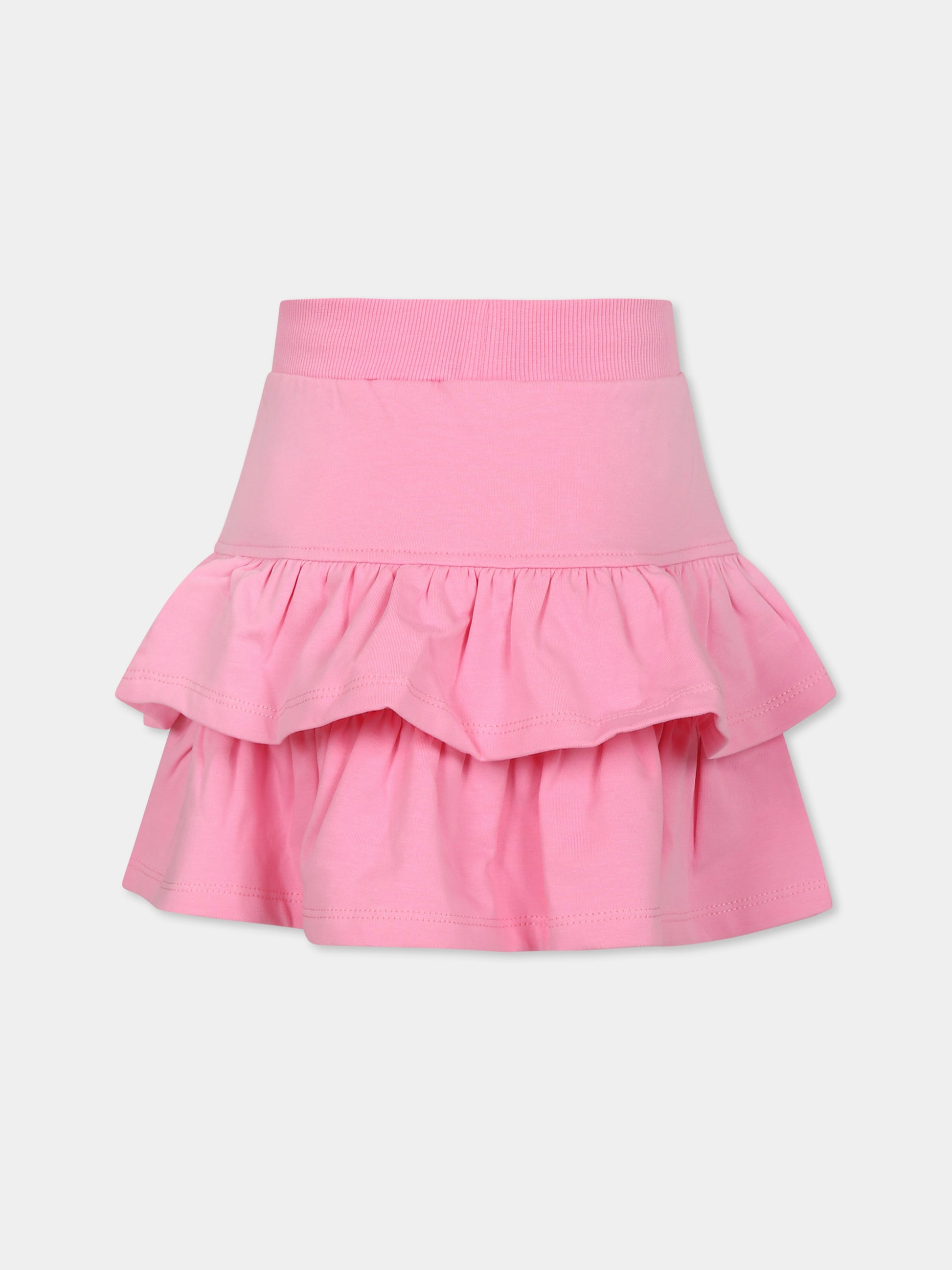 Gonna rosa per bambina con scritta Barbie,Monnalisa,19D720 4017 0093