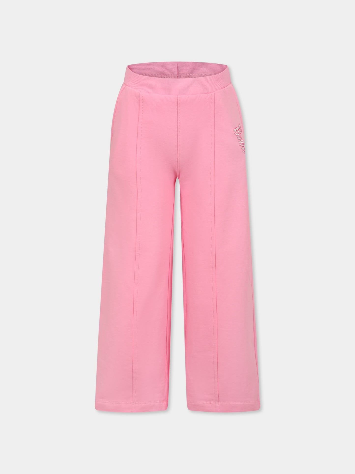 Pantaloni rosa per bambina con scritta Barbie,Monnalisa,19D431 4017 0093