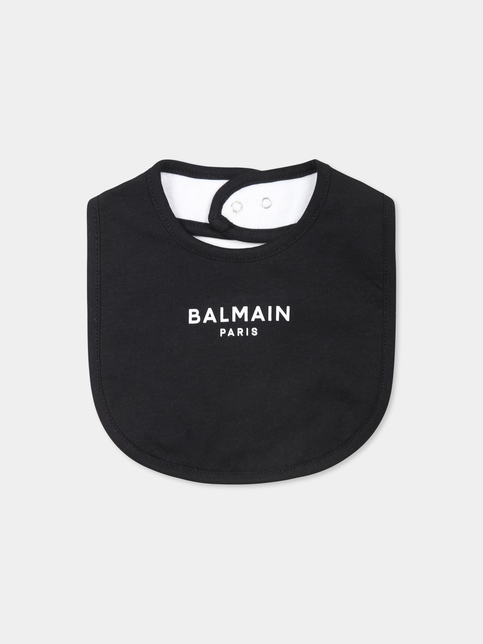 Set bavaglini multicolor per neonati con logo,Balmain Kids,BUB51A Z1751 999