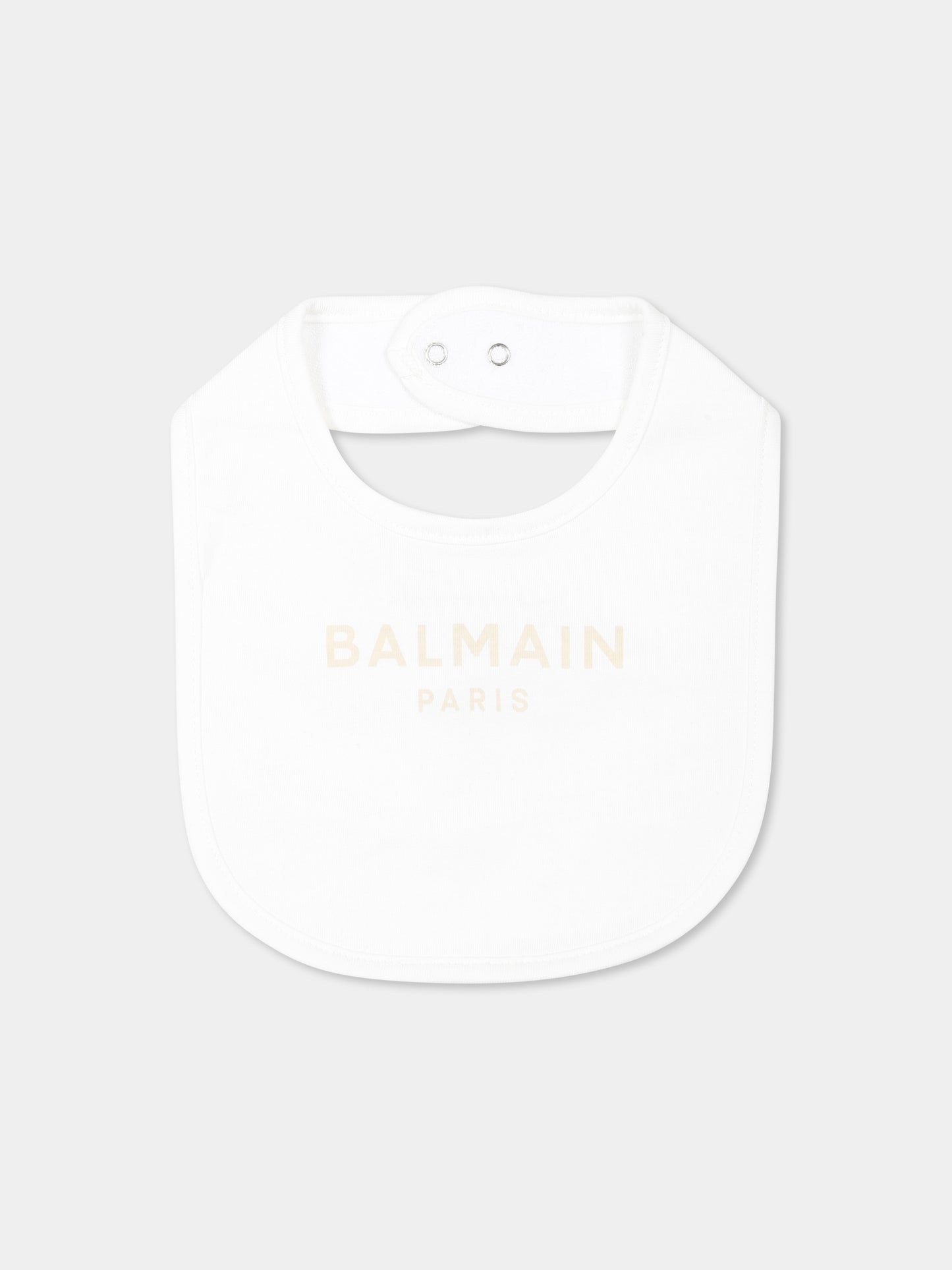 Set bavaglini multicolor per neonati con logo,Balmain Kids,BUB51A Z1751 999