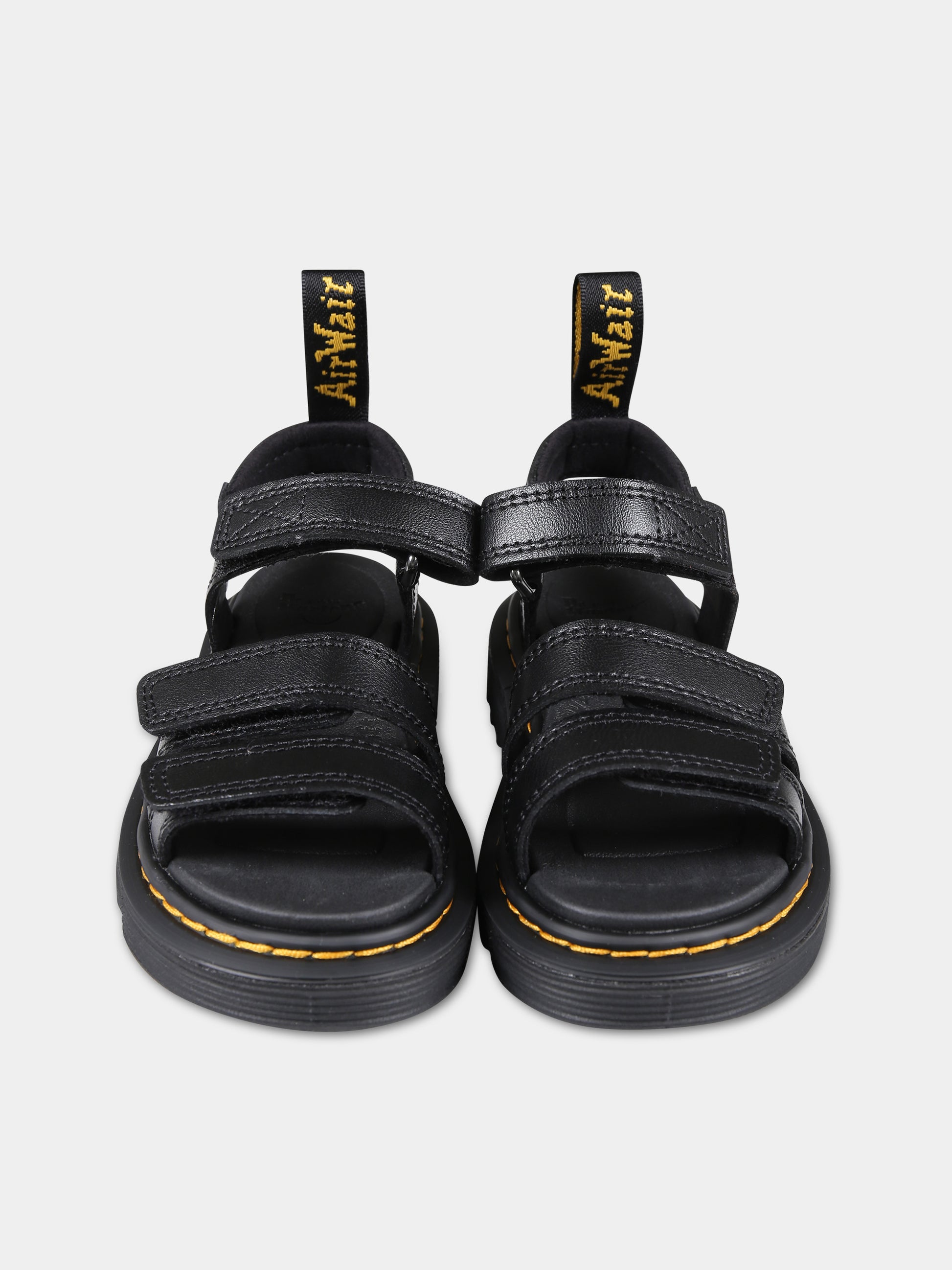 Sandali neri Klaire T per bambini,Dr. Martens,KLAIRE J 26675001 BLACK