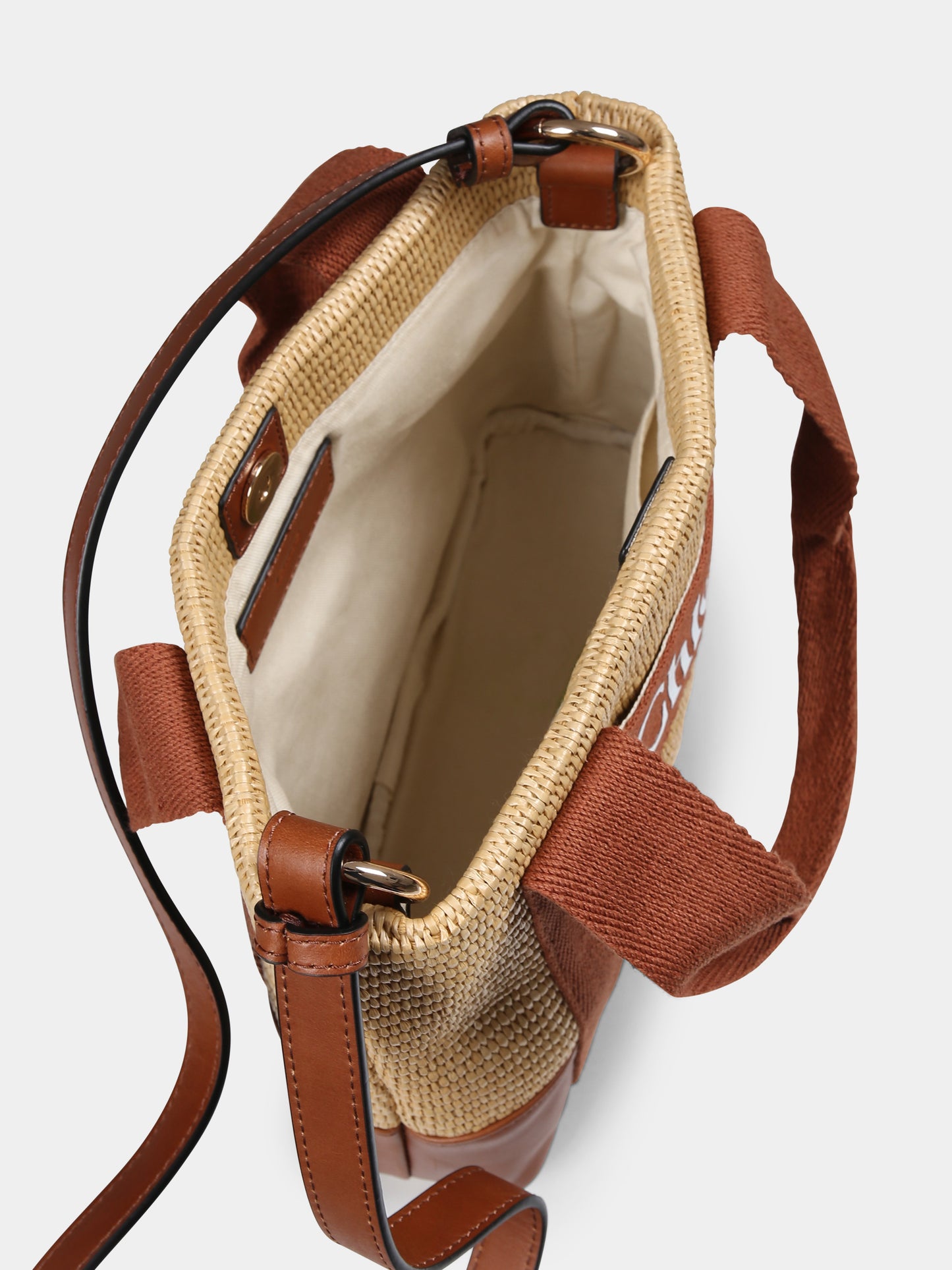 Borsa marrone per bambina con logo,Chloé Kids,C20587 239